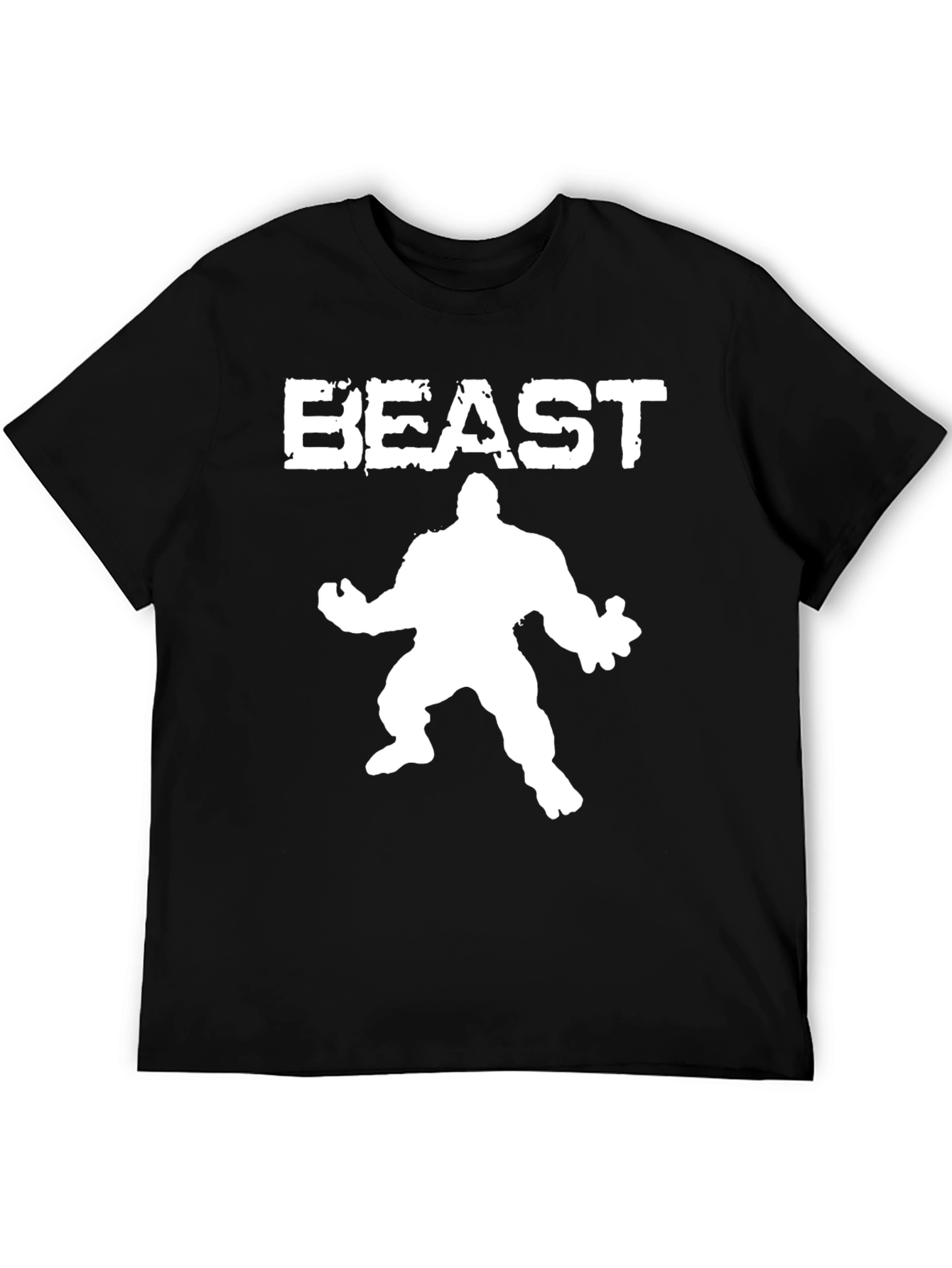 Beast Mode Graphic Tee - Black Cotton T-Shirt