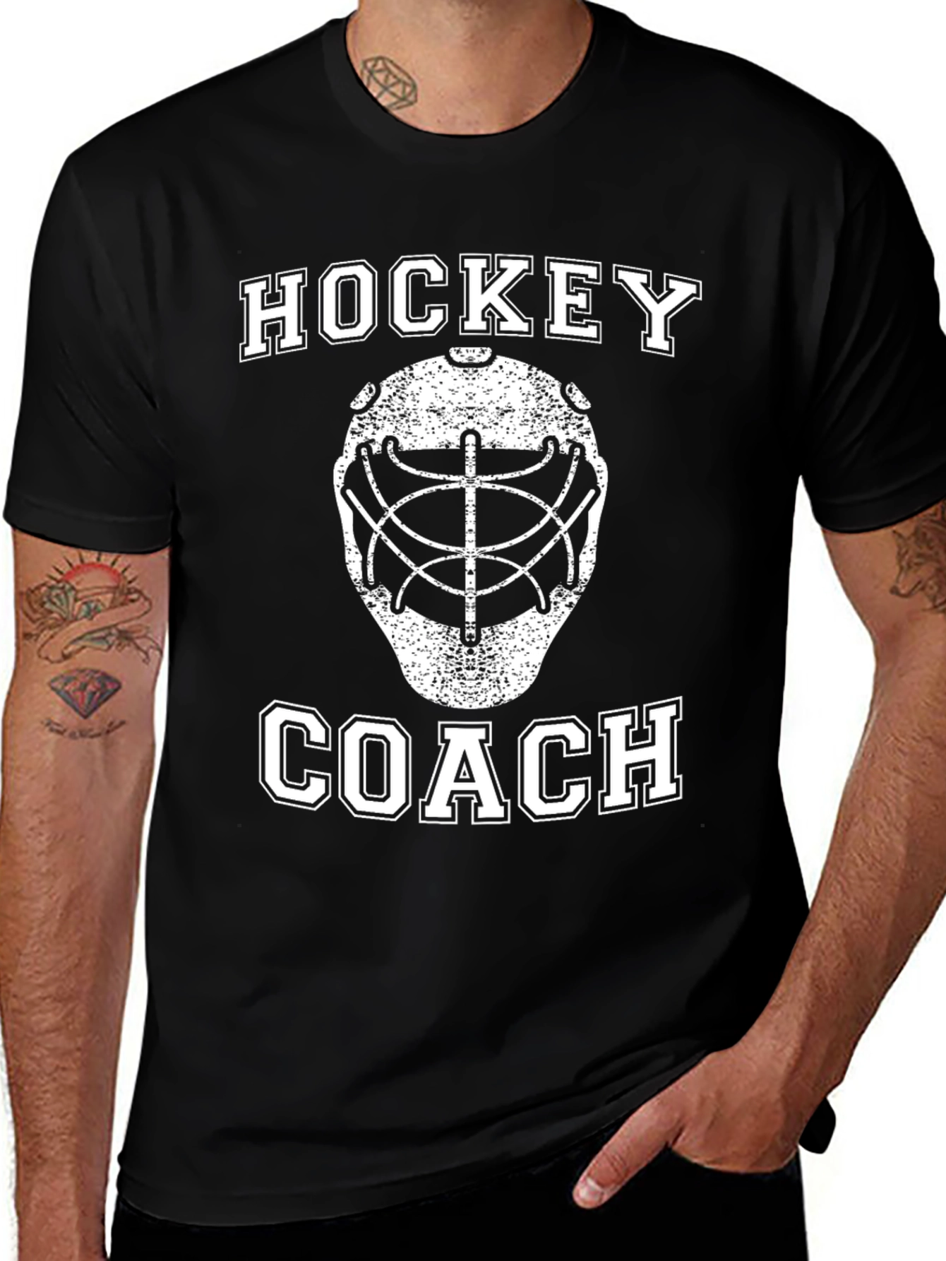 Hockey Coach Graphic T-Shirt