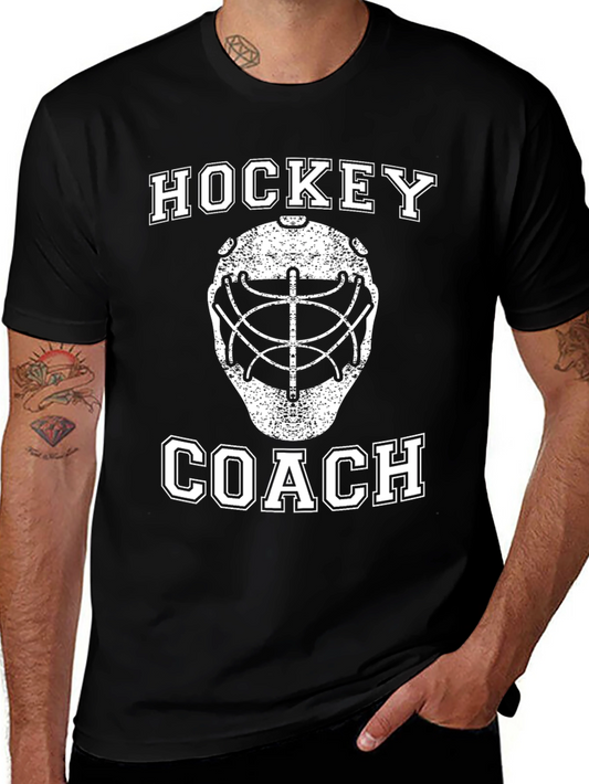 Hockey Coach Graphic T-Shirt