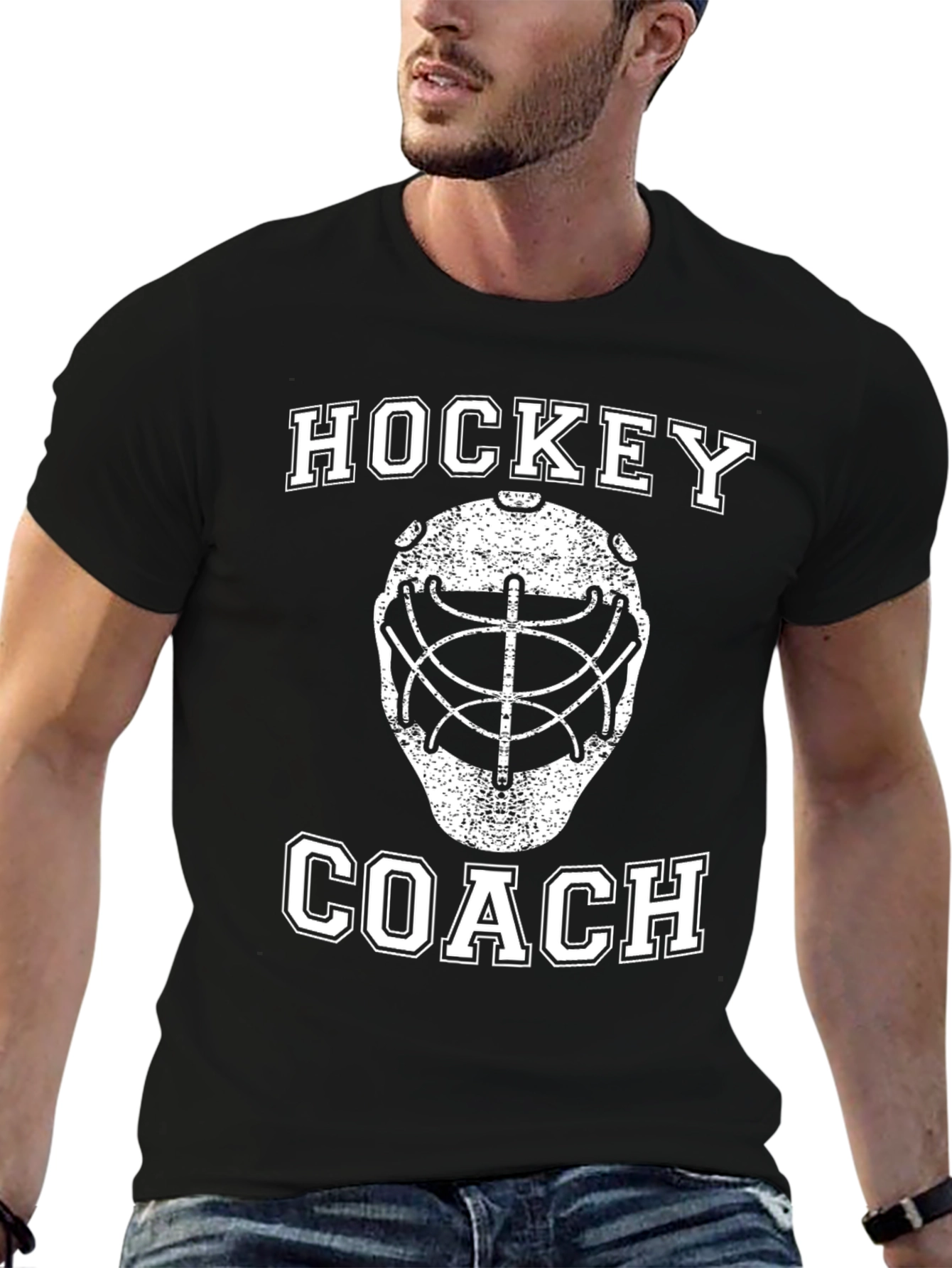 Hockey Coach Graphic T-Shirt