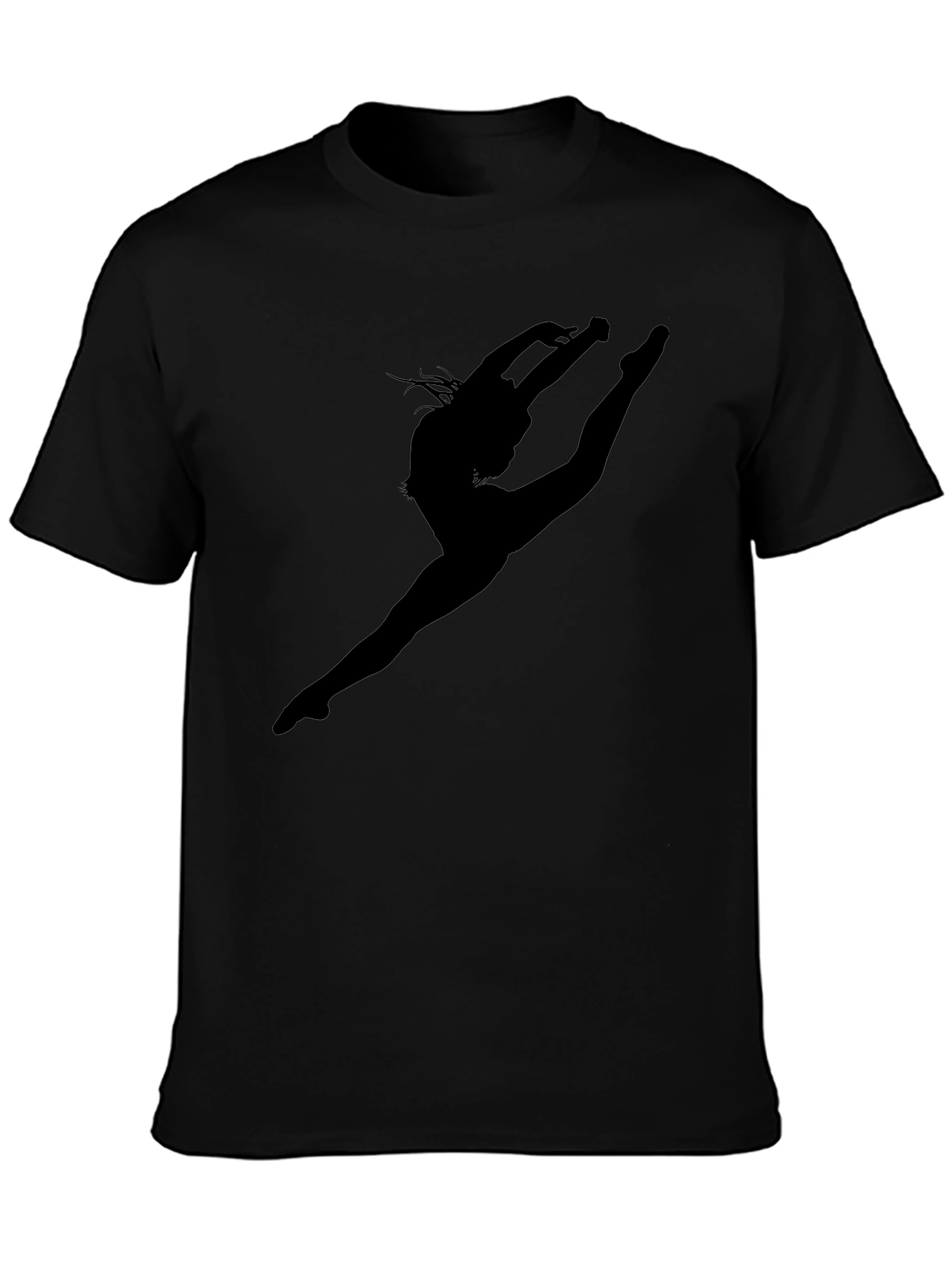 Dancer Silhouette Black T-Shirt