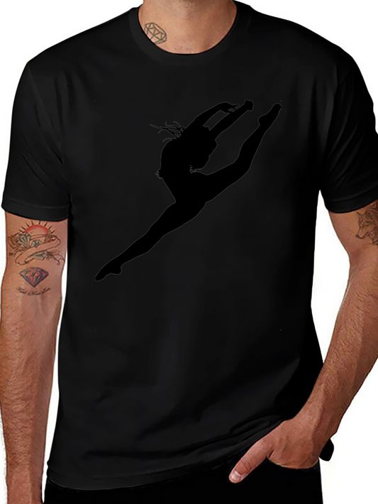 Dancer Silhouette Black T-Shirt