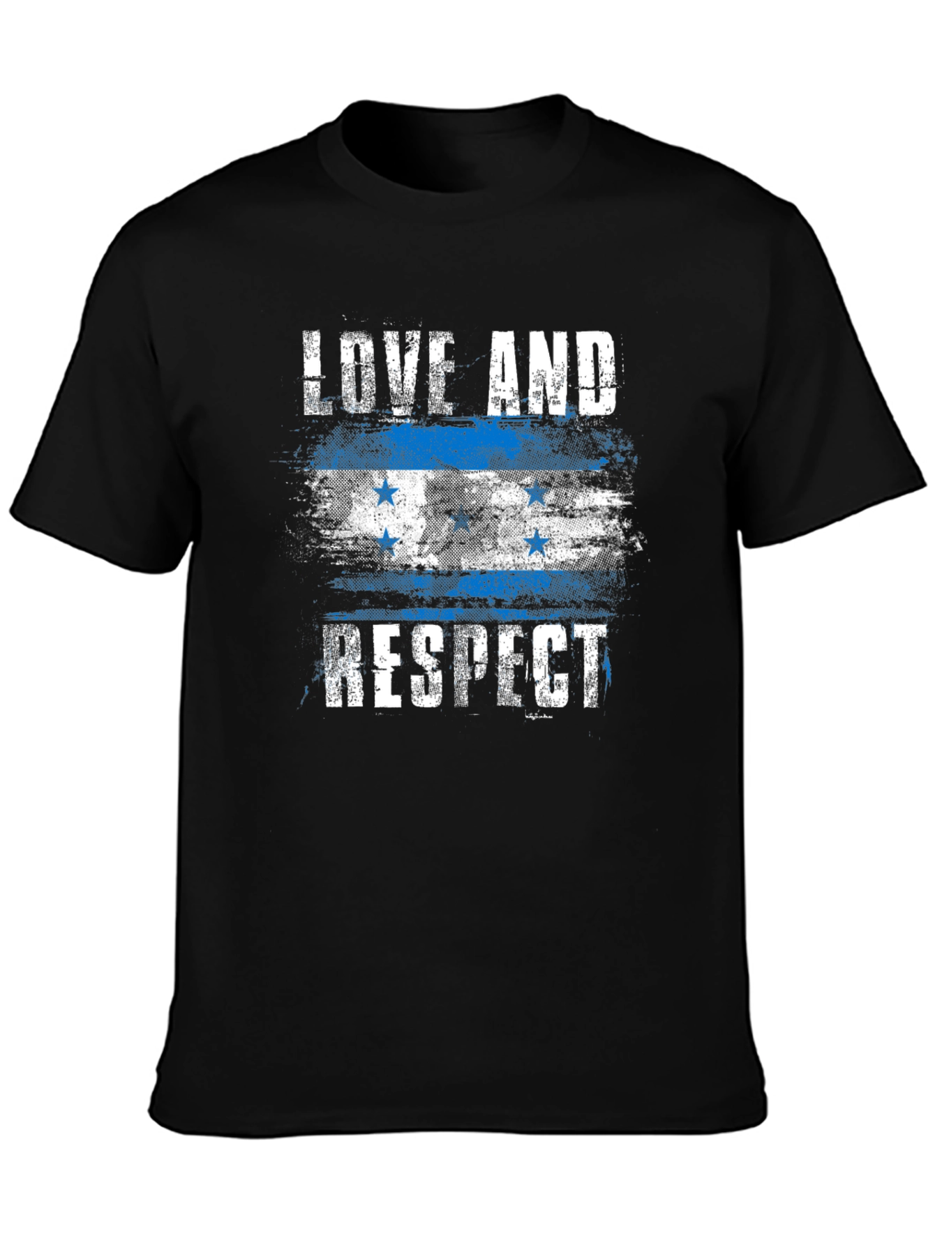Love and Respect Honduras Flag T-Shirt