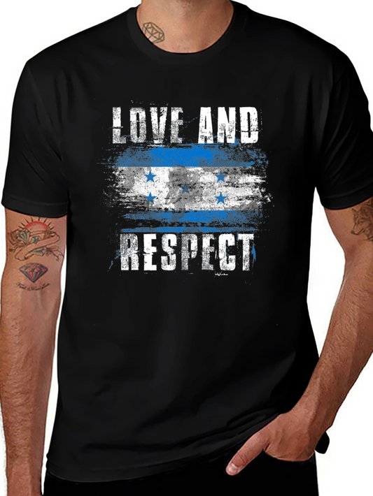 Love and Respect Honduras Flag T-Shirt