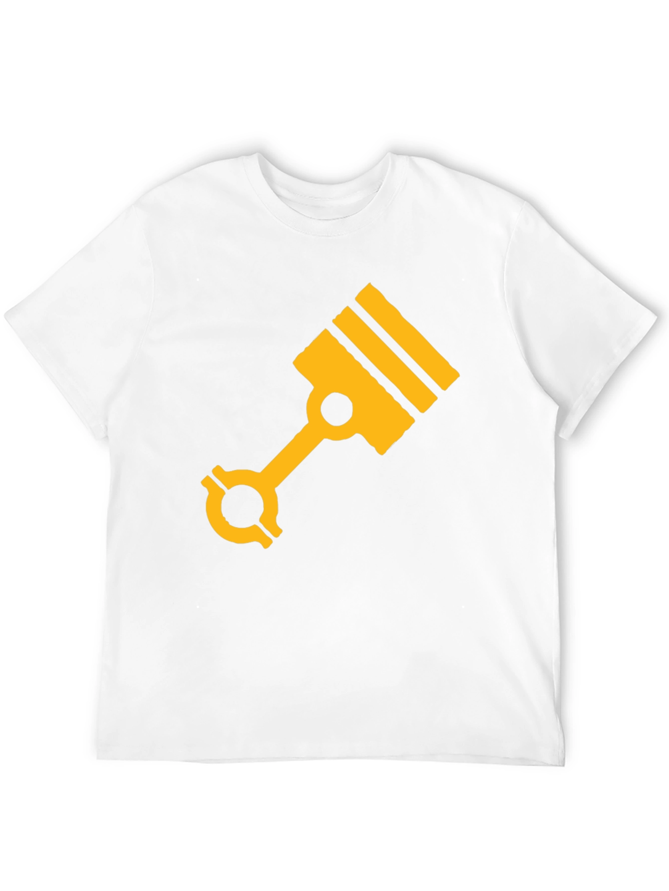 Engine Piston Graphic Tee - Black