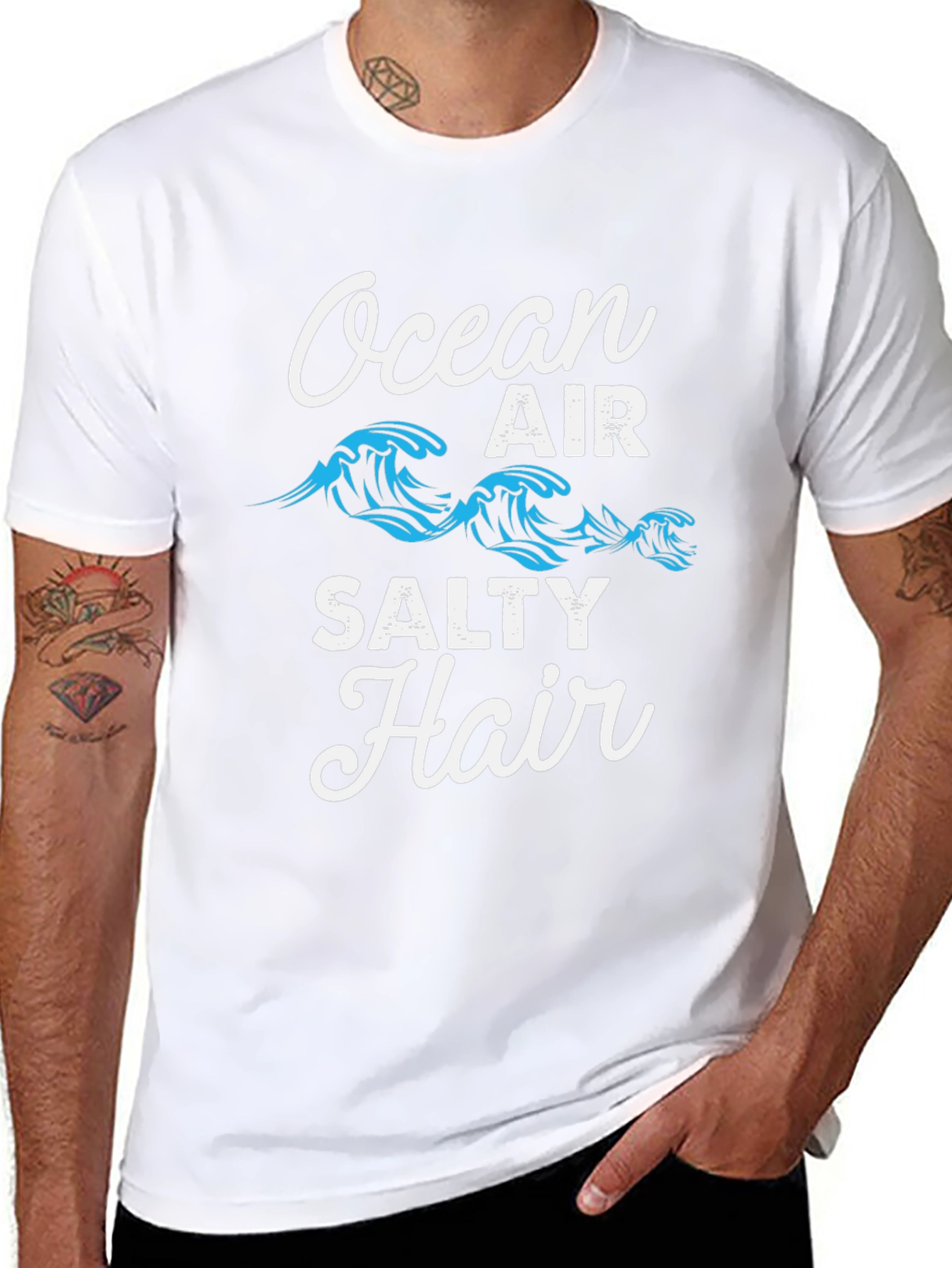 Ocean Air Salty Hair Graphic Tee