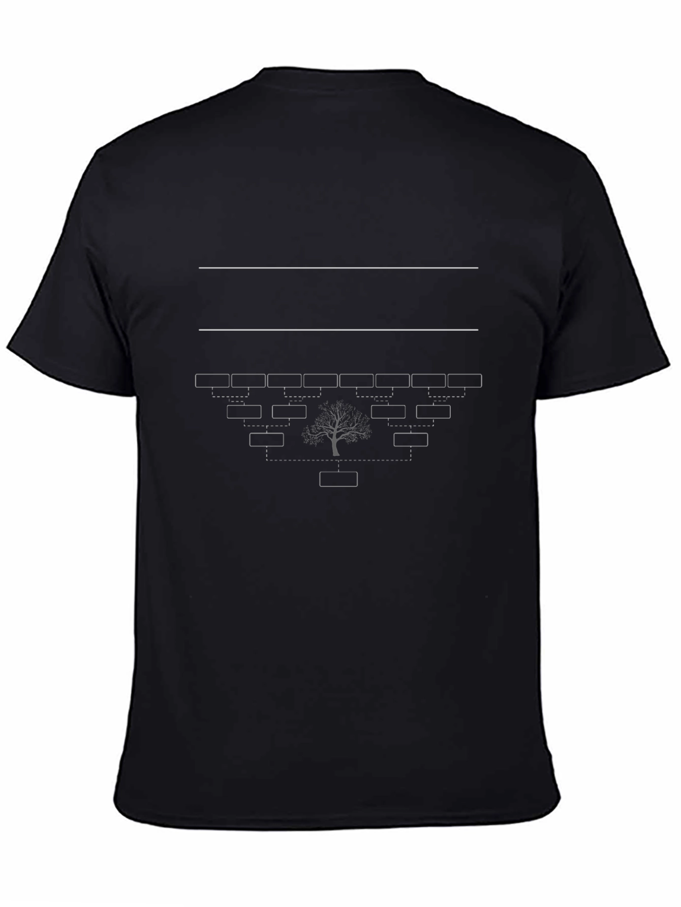 Family Tree Black T-Shirt