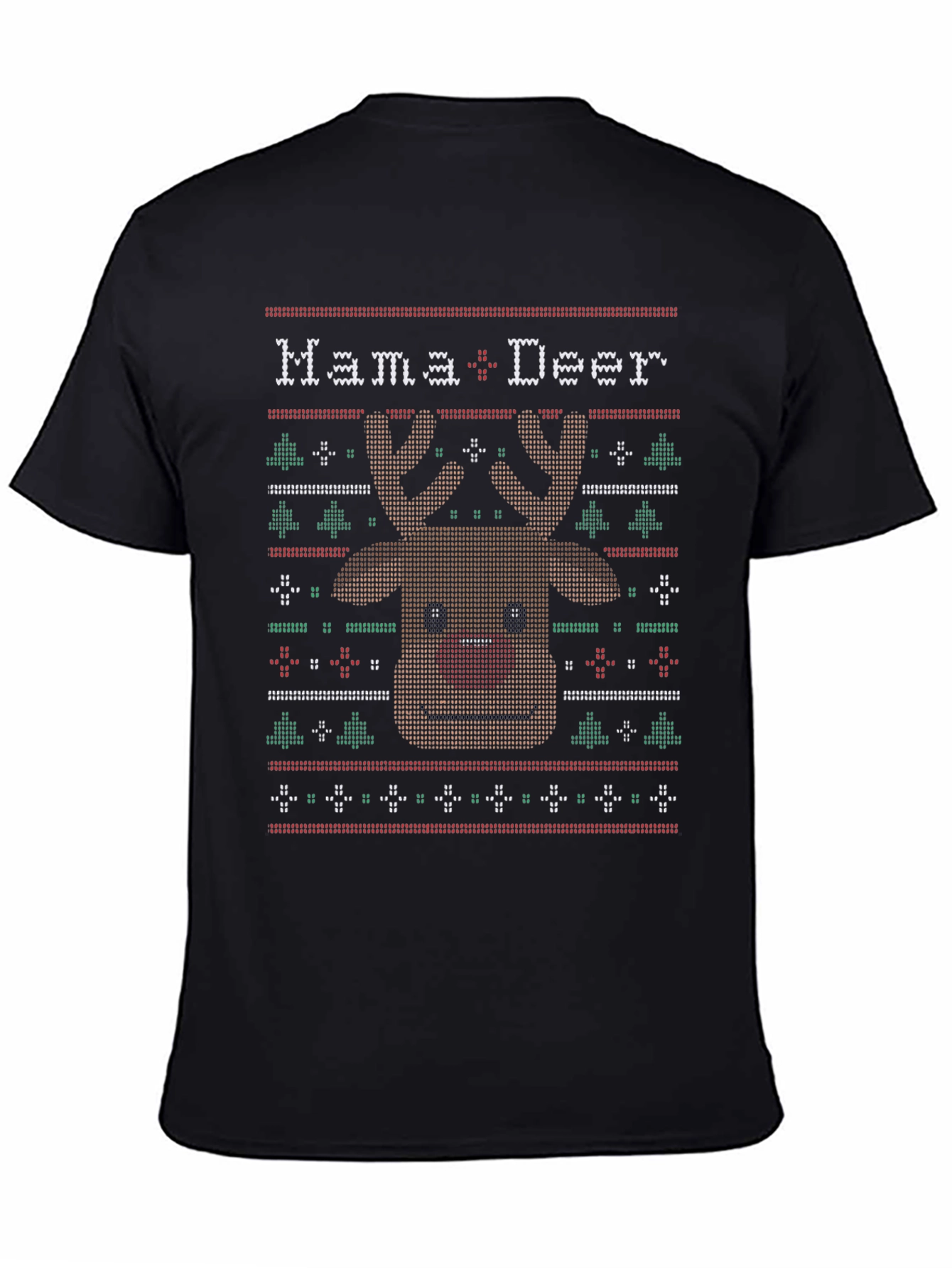 Mama Deer Ugly Christmas Sweater T-Shirt