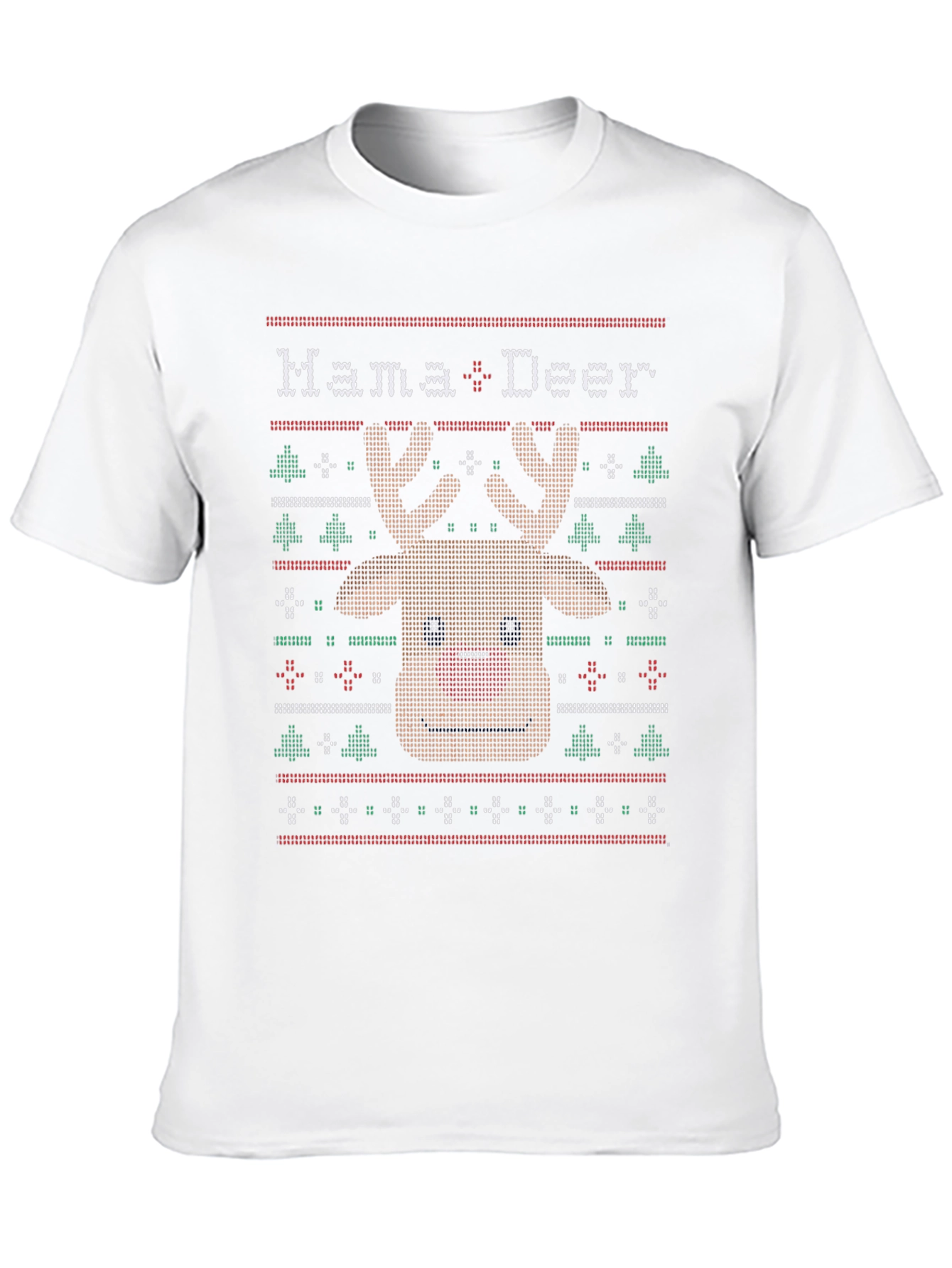 Mama Deer Ugly Christmas Sweater T-Shirt