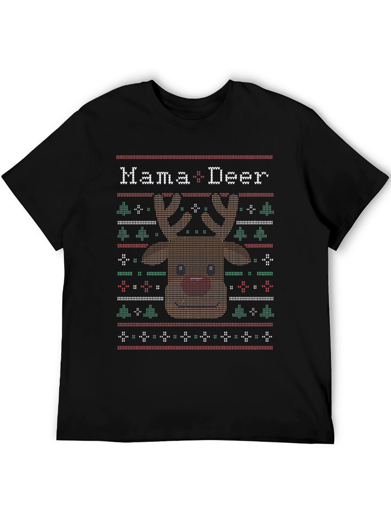 Mama Deer Ugly Christmas Sweater T-Shirt