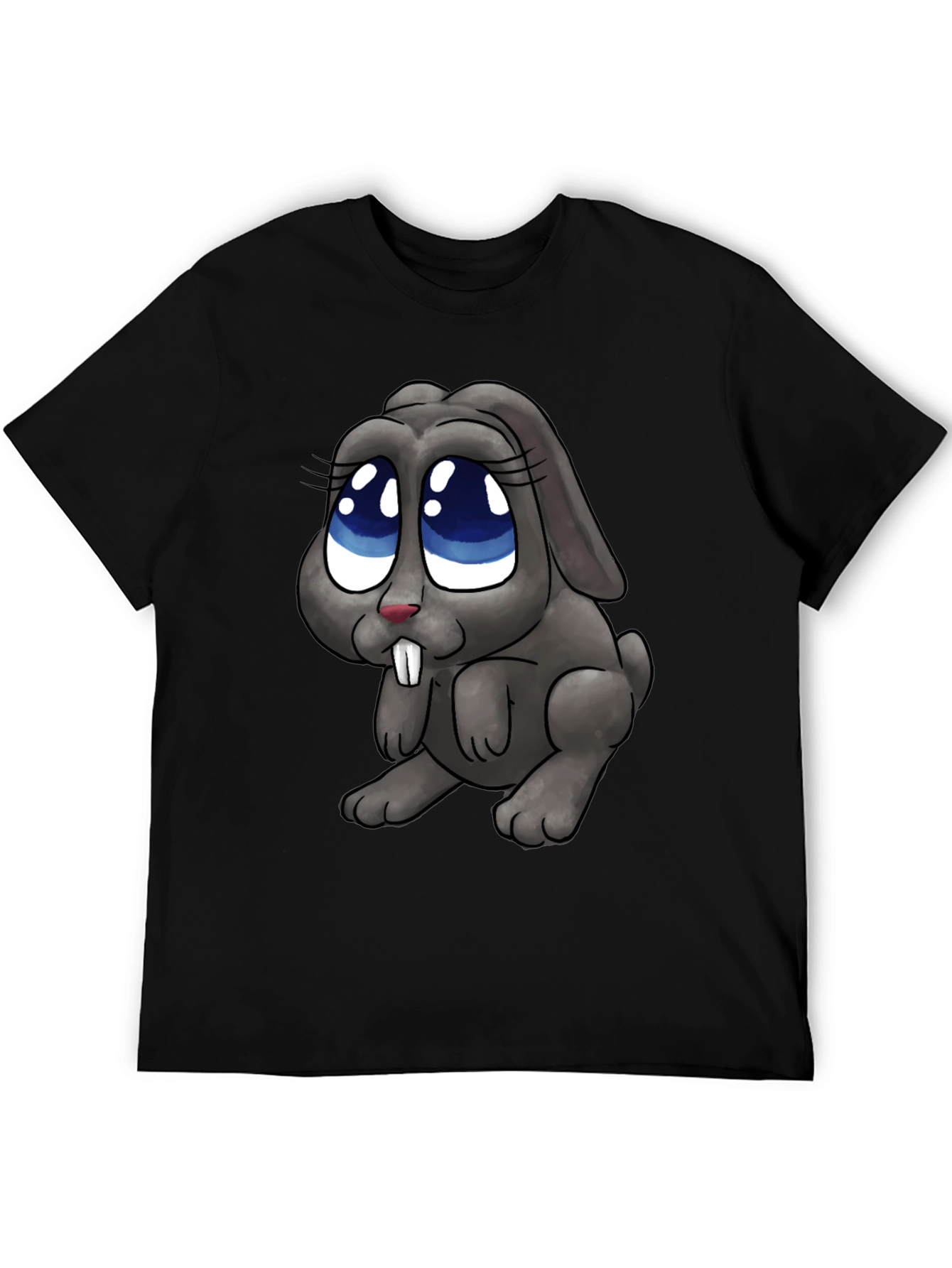 Cute Cartoon Bunny Rabbit Graphic T-Shirt