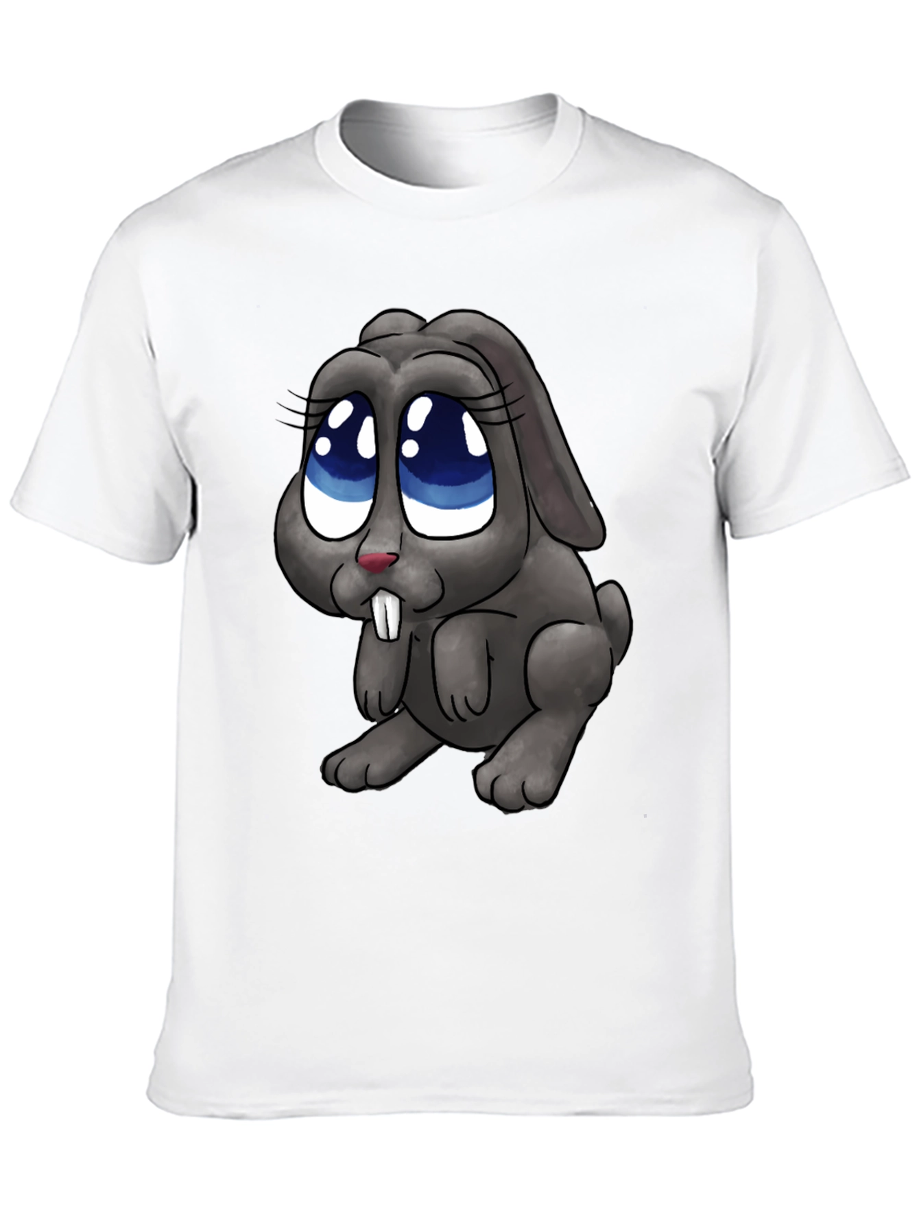 Cute Cartoon Bunny Rabbit Graphic T-Shirt
