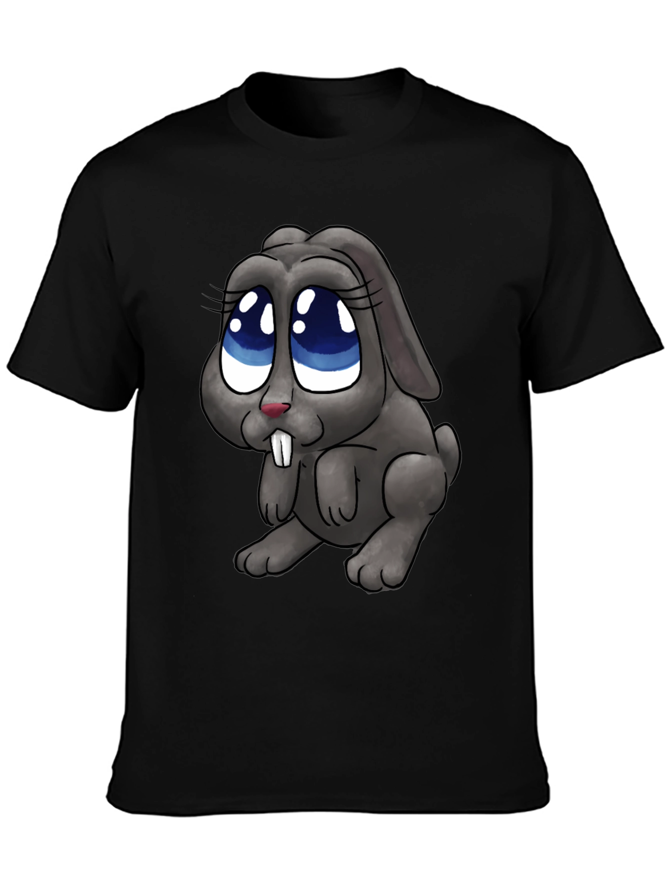 Cute Cartoon Bunny Rabbit Graphic T-Shirt