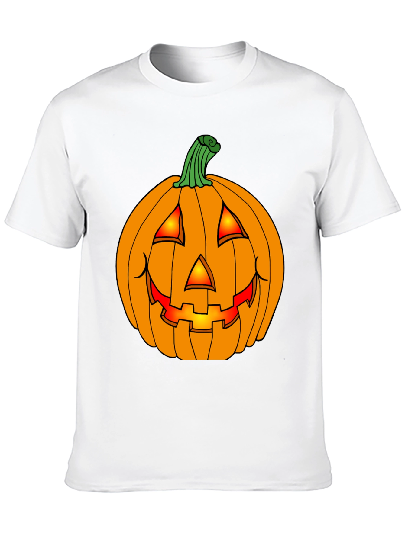 Halloween Pumpkin Graphic Tee - Spooky Season Shirt