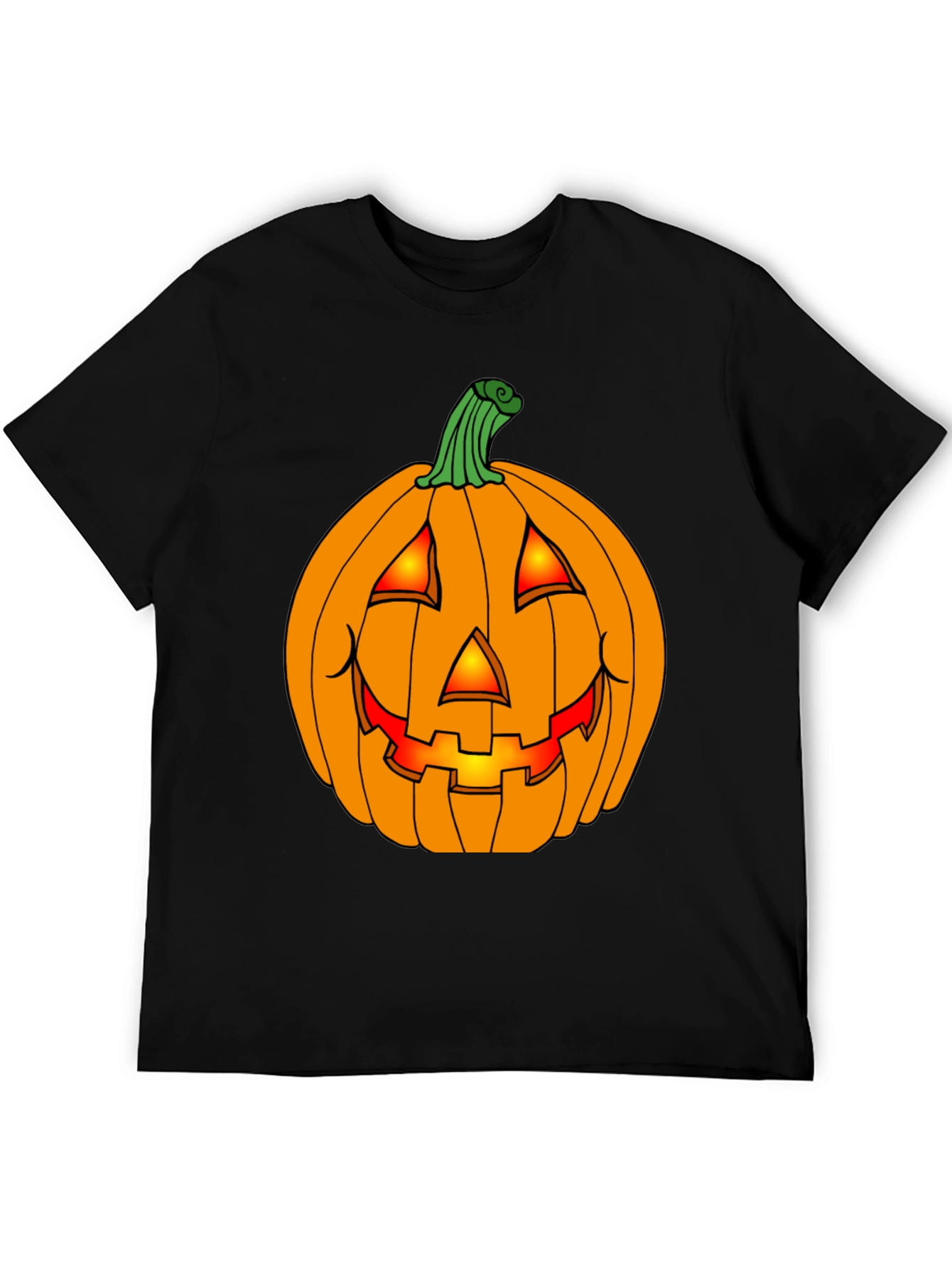 Halloween Pumpkin Graphic Tee - Spooky Season Shirt