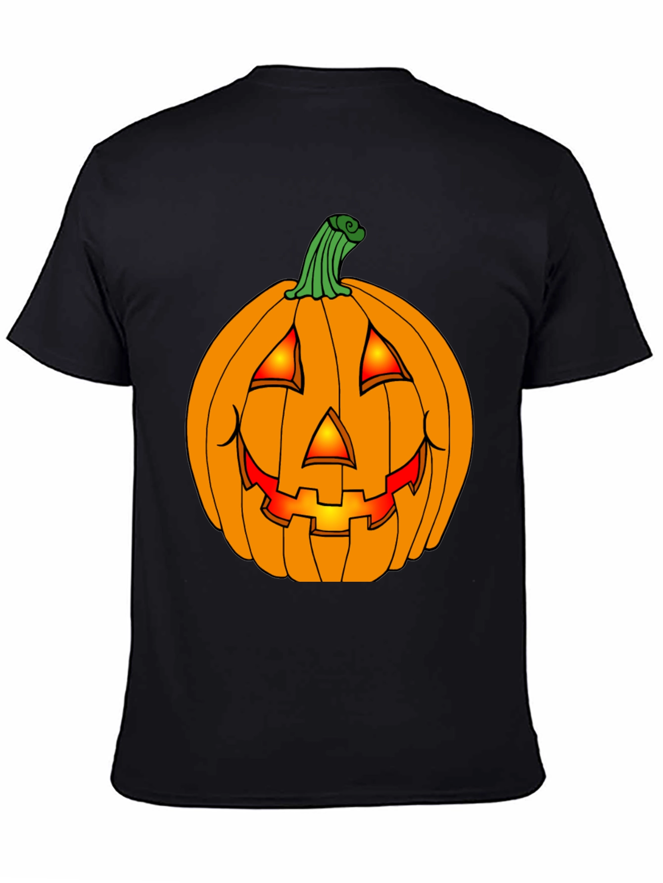 Halloween Pumpkin Graphic Tee - Spooky Season Shirt