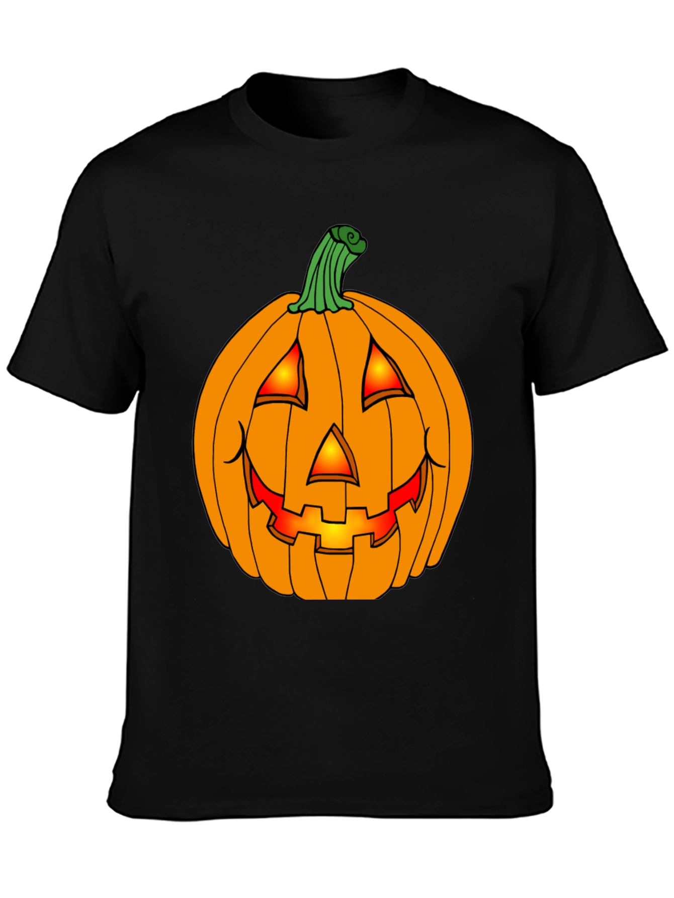 Halloween Pumpkin Graphic Tee - Spooky Season Shirt