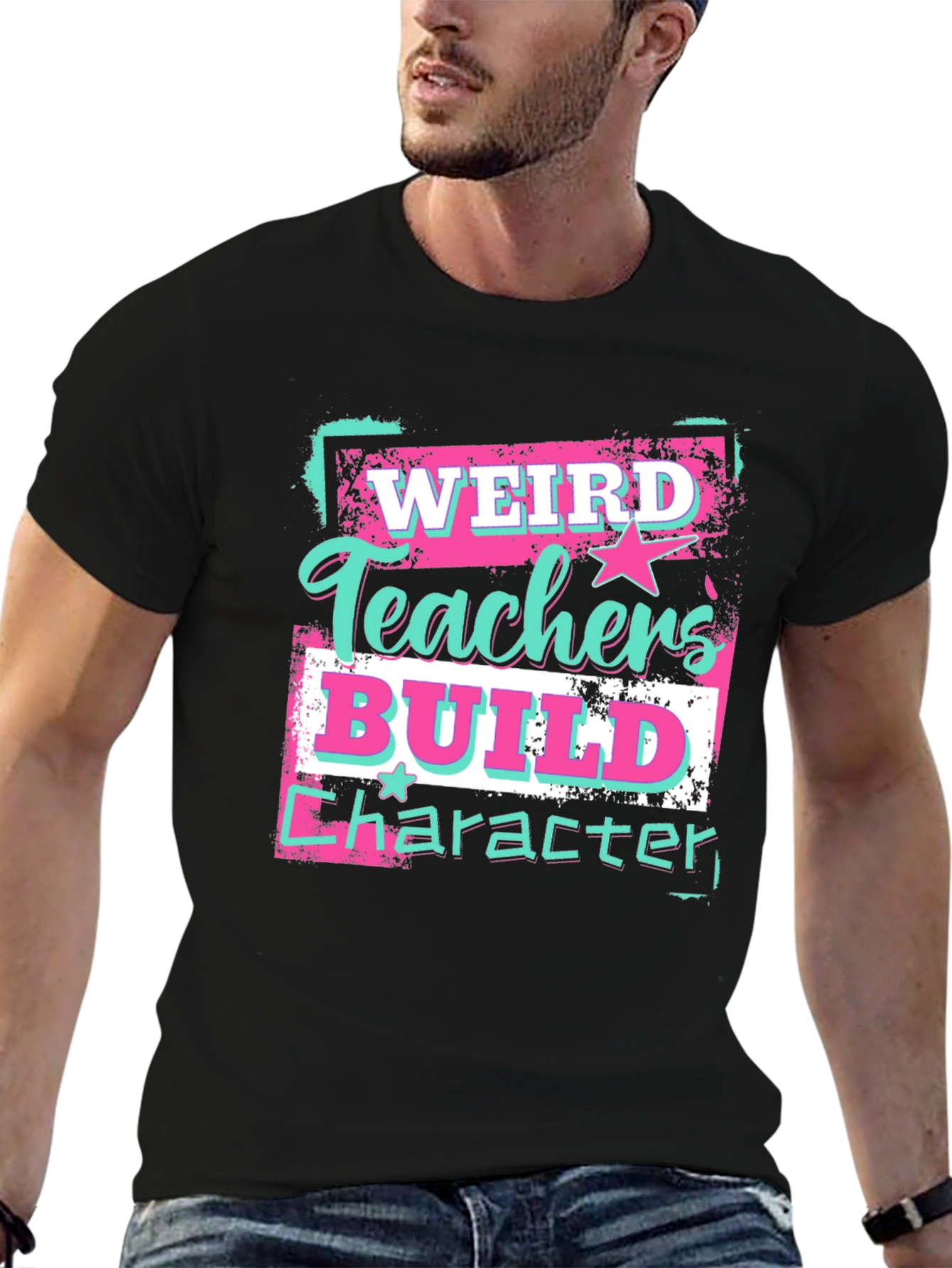 Weird Teachers Build Character Graphic Tee