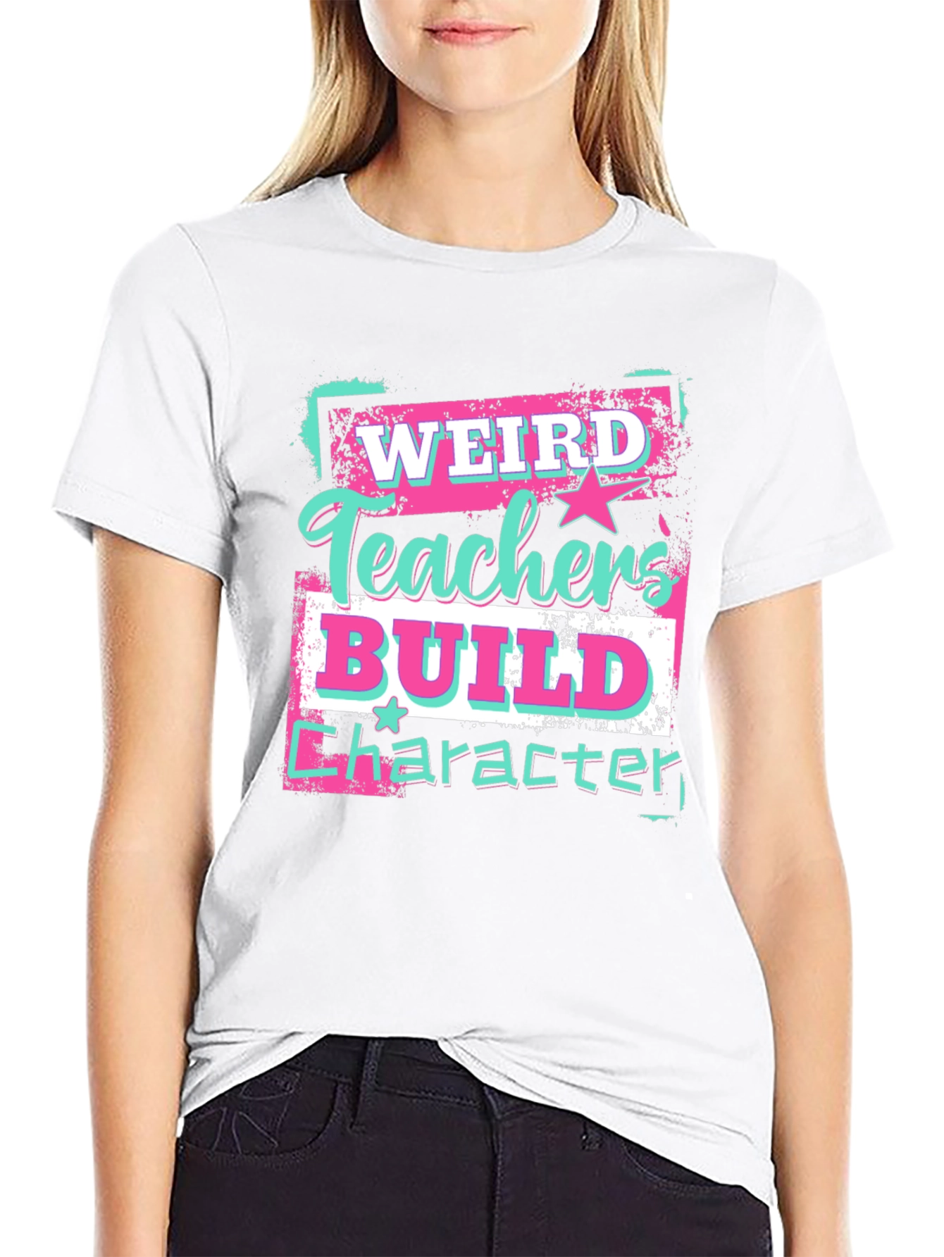 Weird Teachers Build Character Graphic Tee