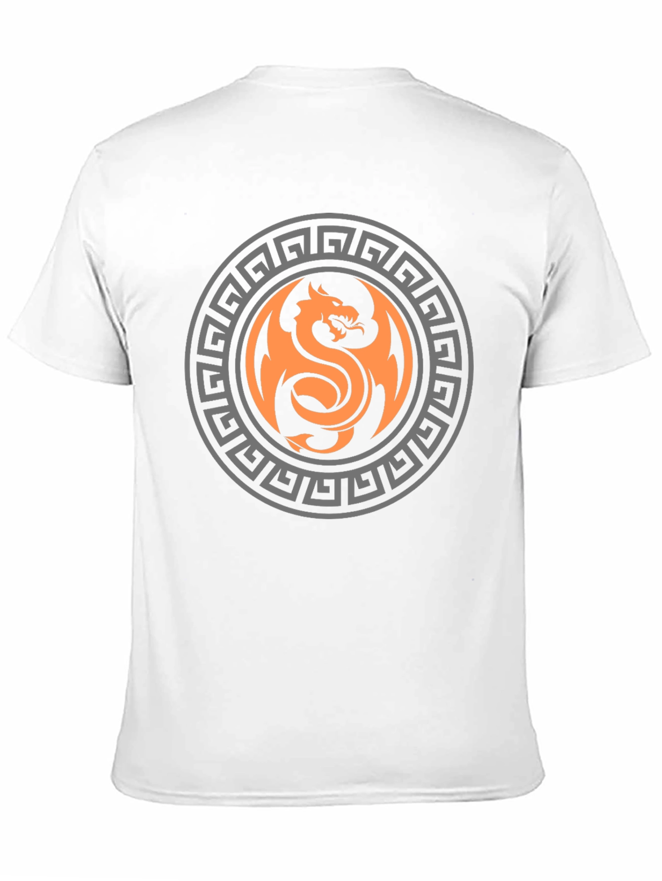 Dragon Circle Graphic Print T-Shirt - Bold & Stylish