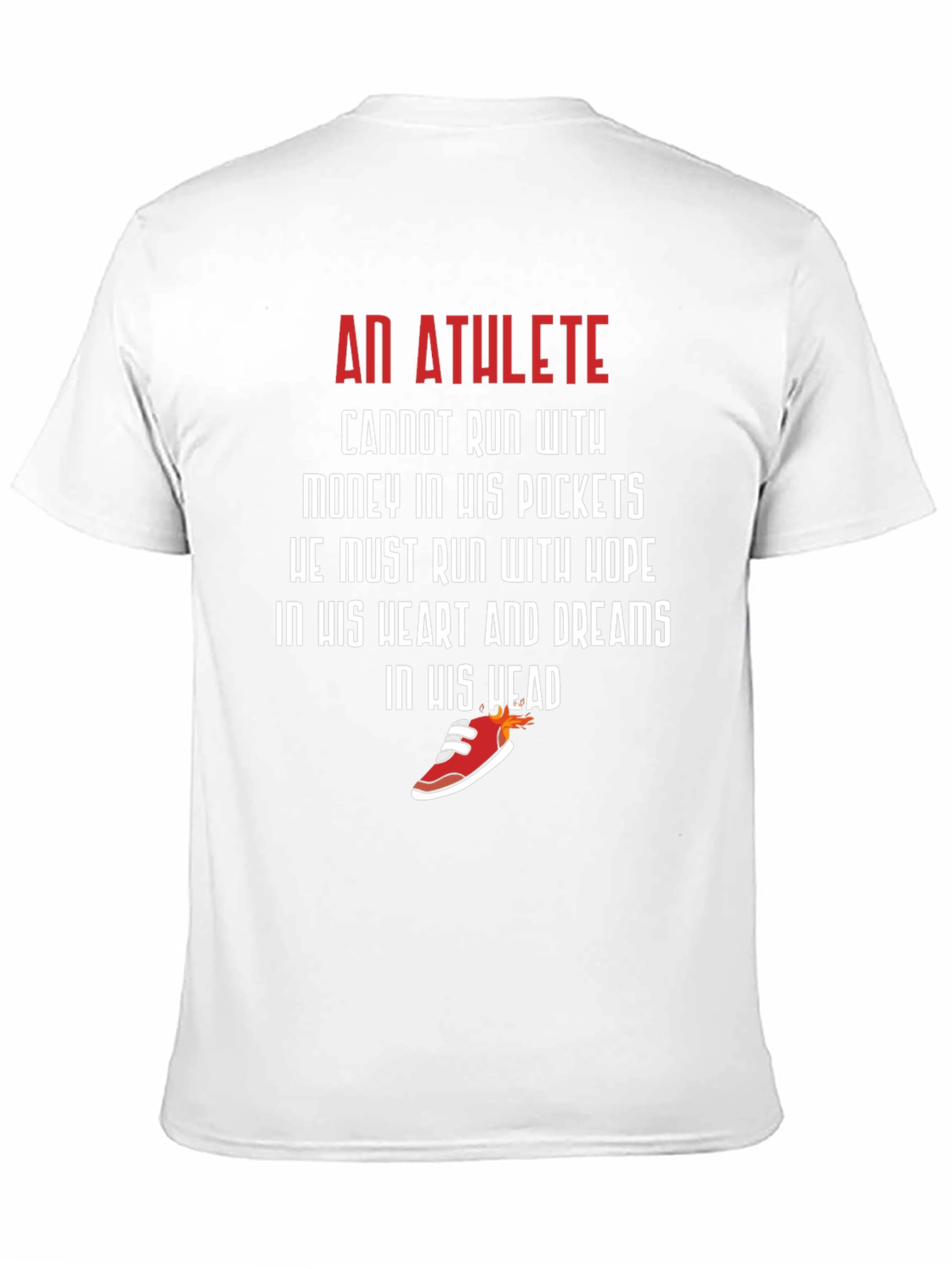 Athlete Motivation Graphic Tee - Run With Hope
