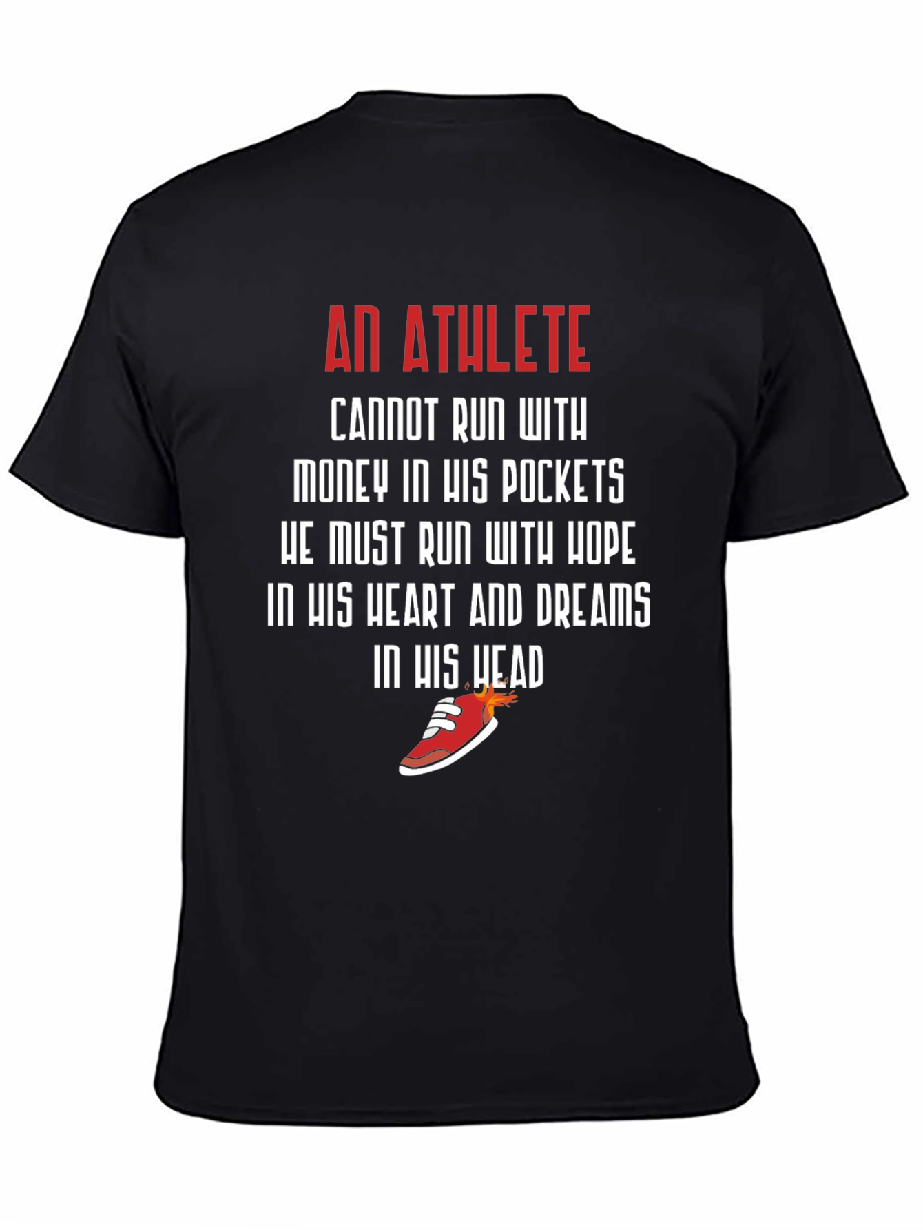 Athlete Motivation Graphic Tee - Run With Hope