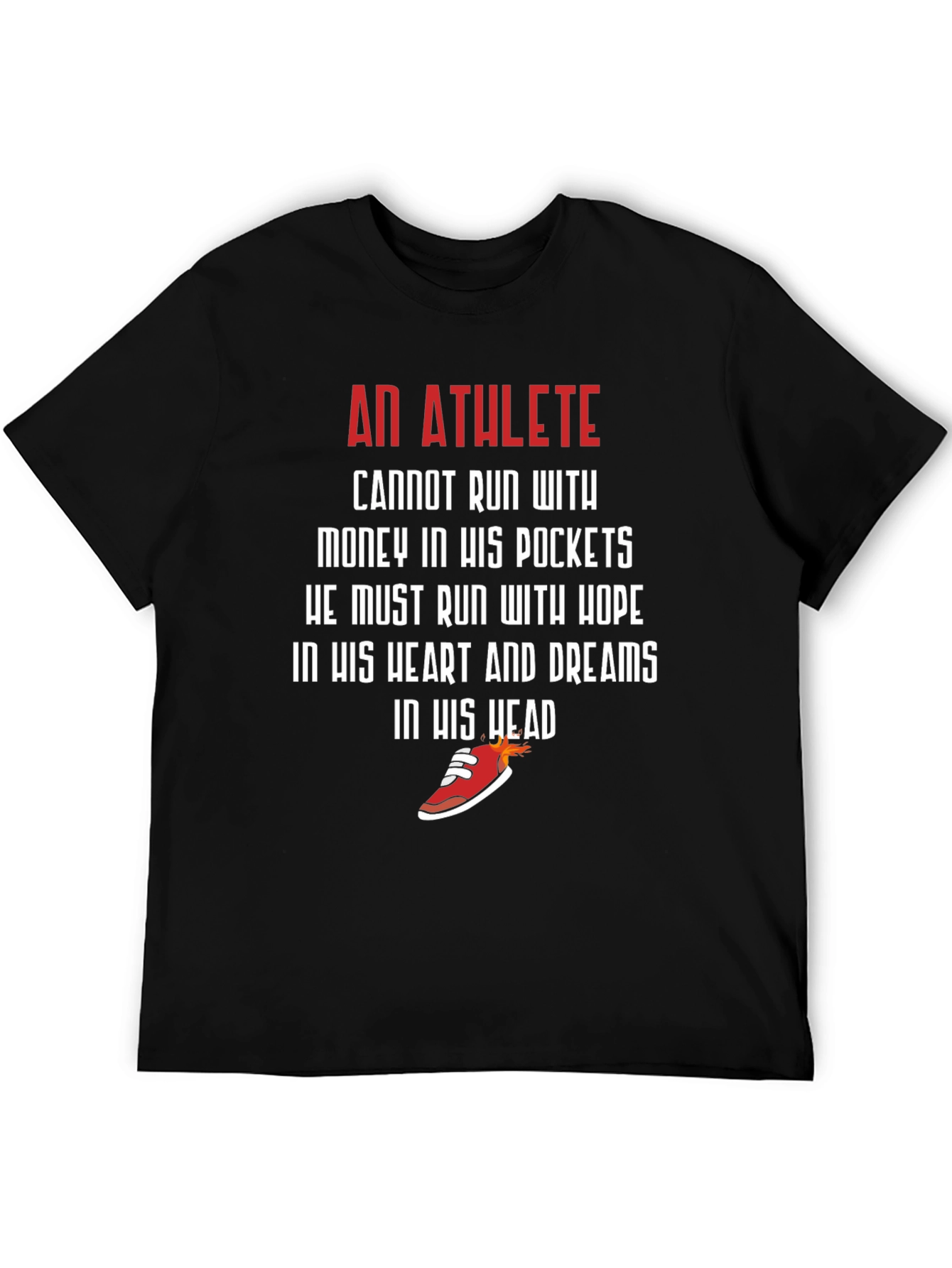Athlete Motivation Graphic Tee - Run With Hope
