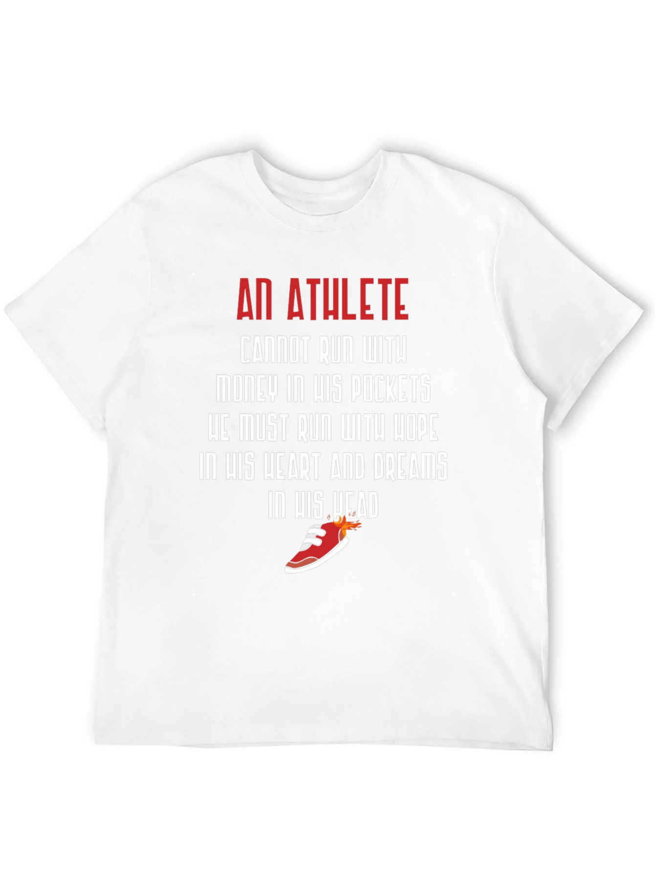 Athlete Motivation Graphic Tee - Run With Hope