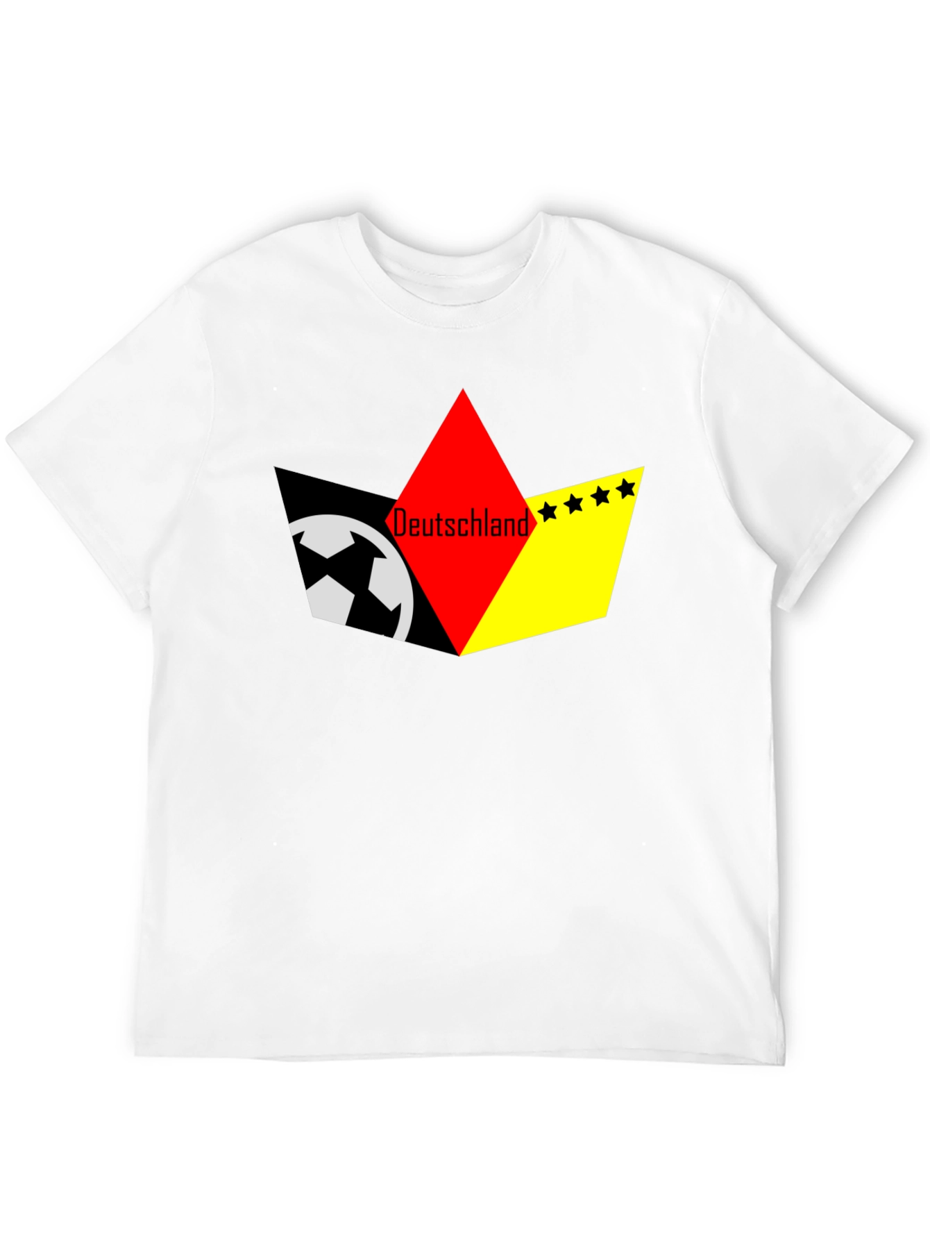 Deutschland Soccer T-Shirt - Black