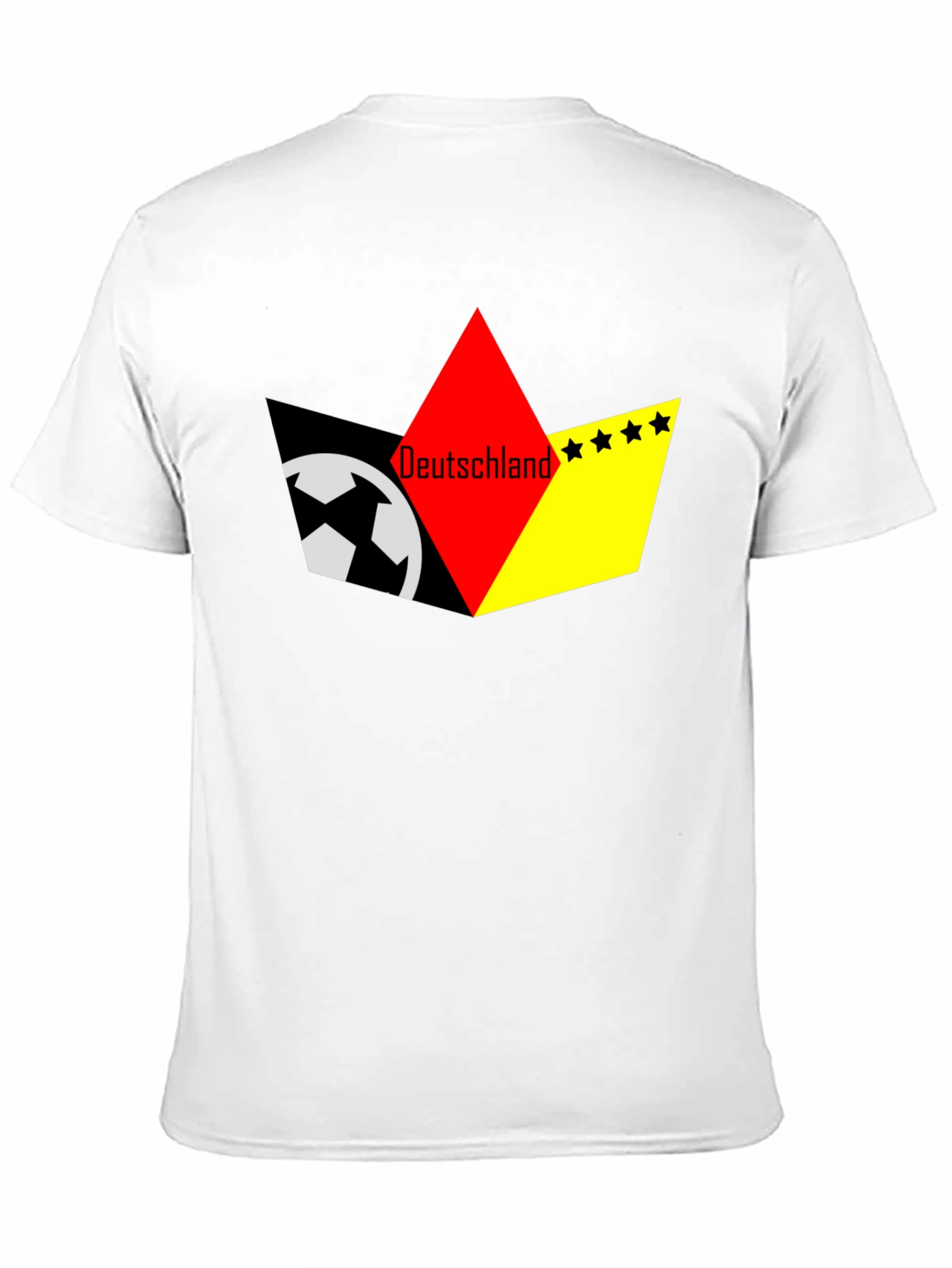 Deutschland Soccer T-Shirt - Black