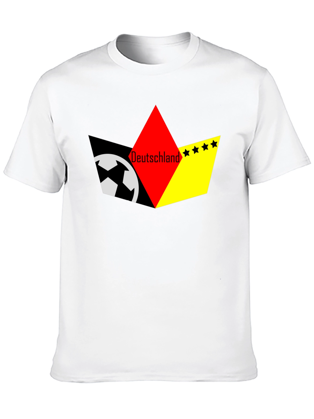 Deutschland Soccer T-Shirt - Black