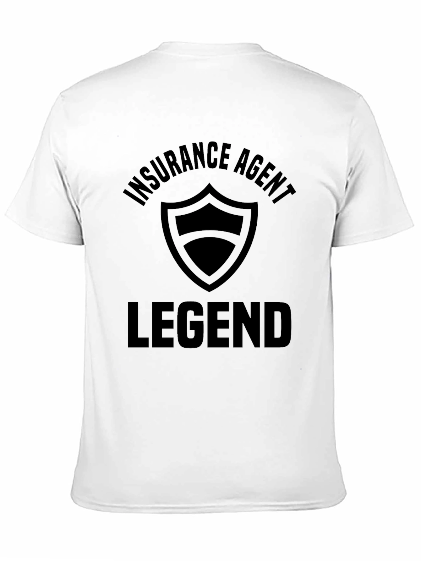 Insurance Agent Legend Black T-Shirt