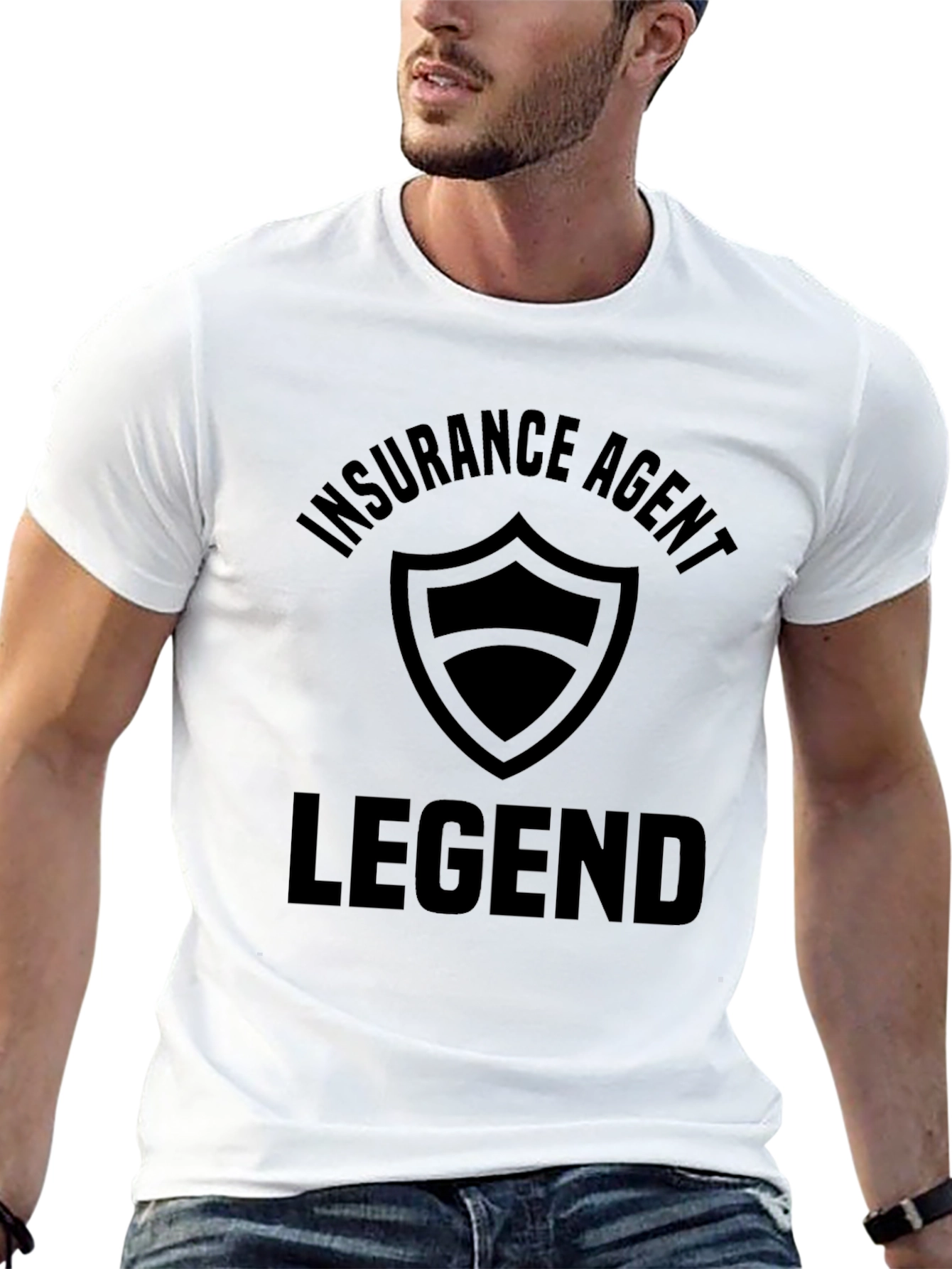 Insurance Agent Legend Black T-Shirt