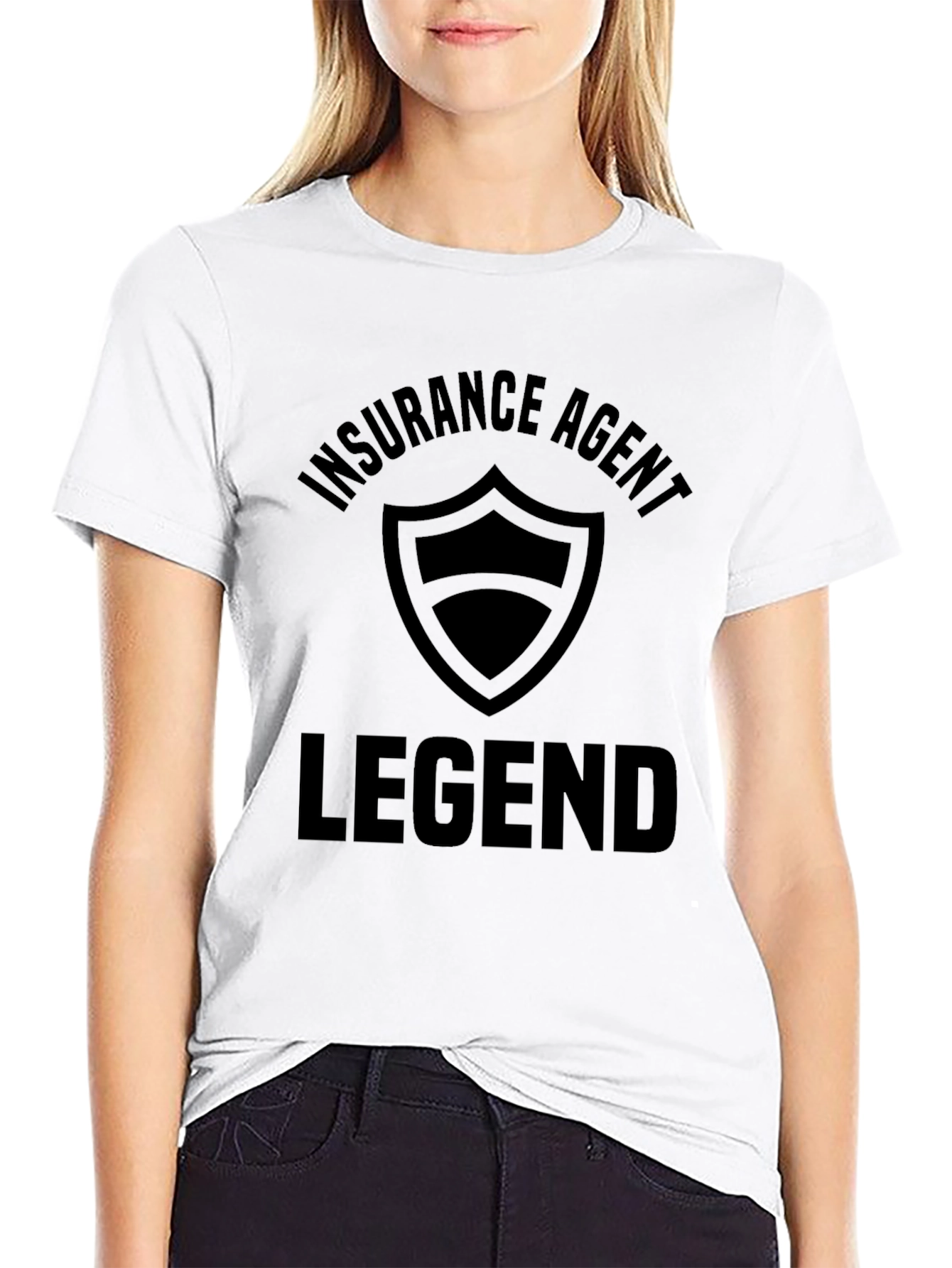 Insurance Agent Legend Black T-Shirt