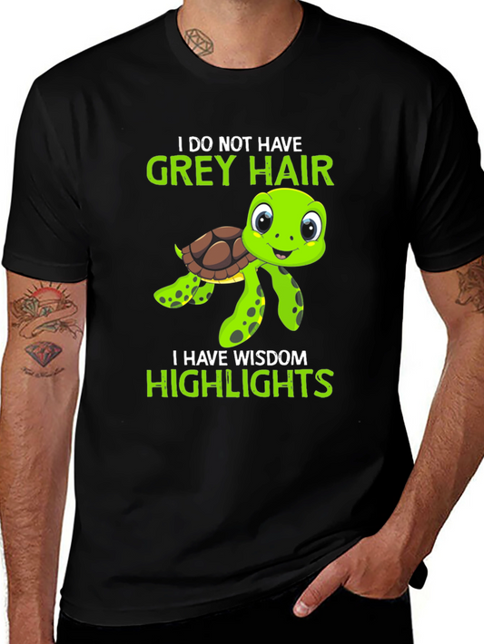 Wisdom Highlights Turtle Graphic Tee