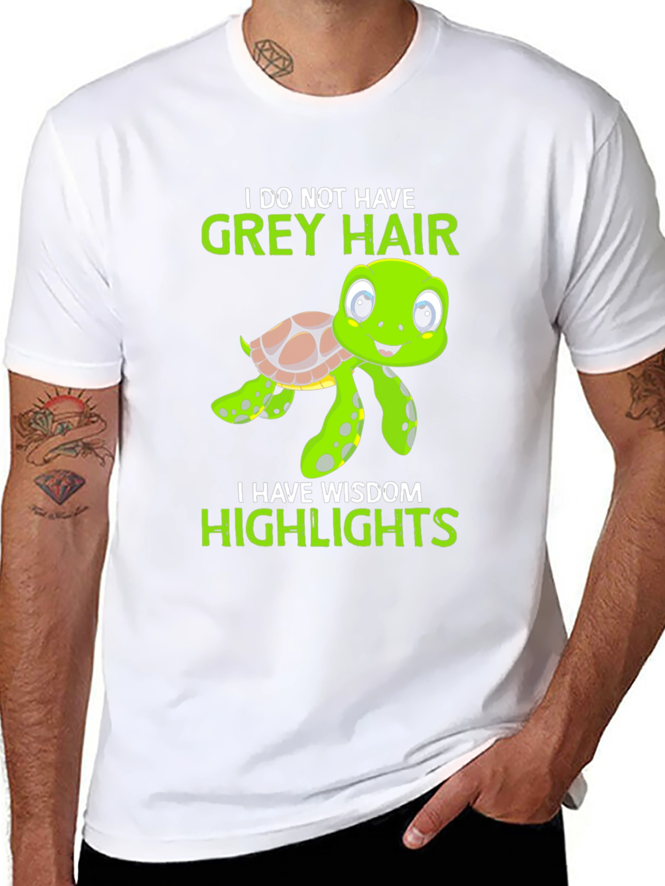 Wisdom Highlights Turtle Graphic Tee