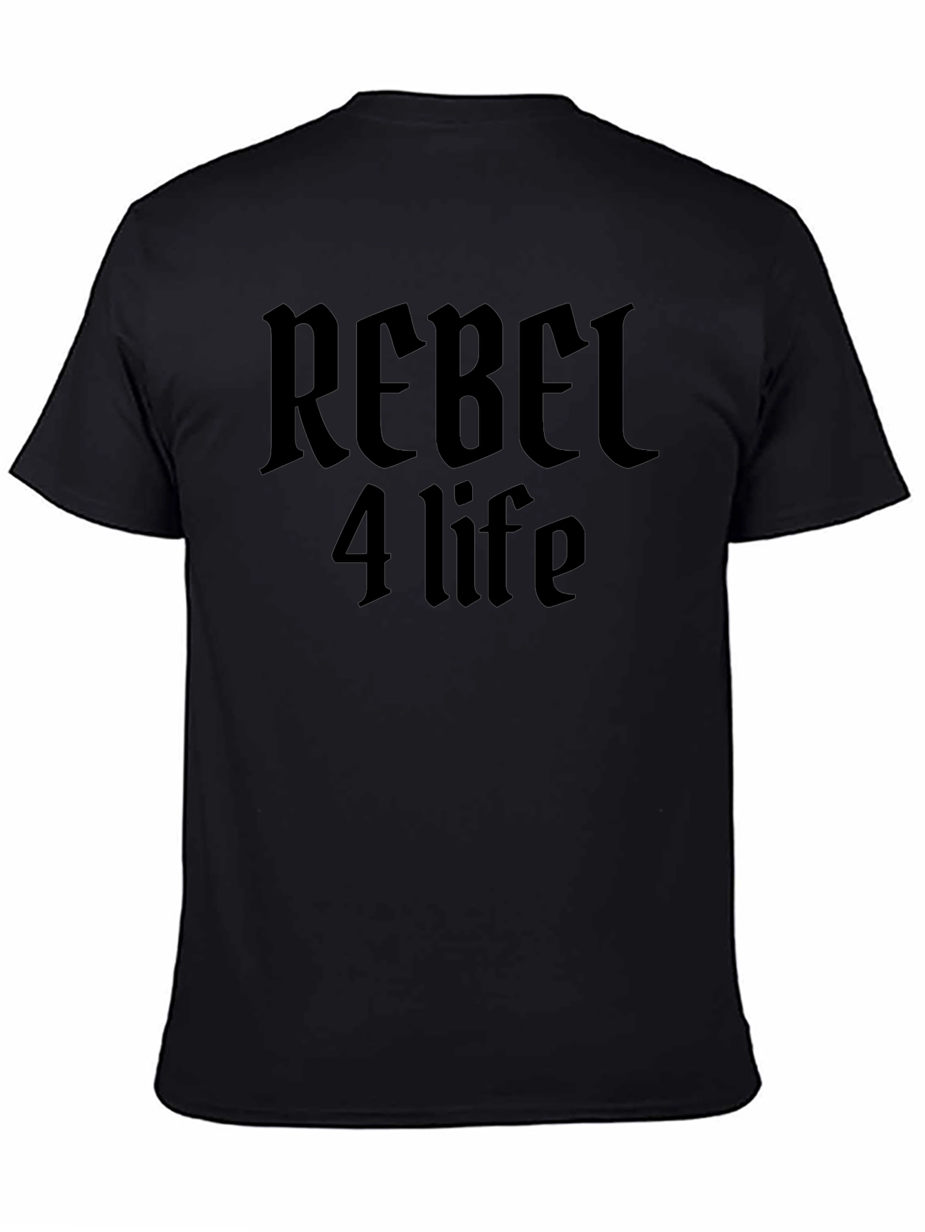 Rebel 4 Life Graphic Tee - Black T-Shirt