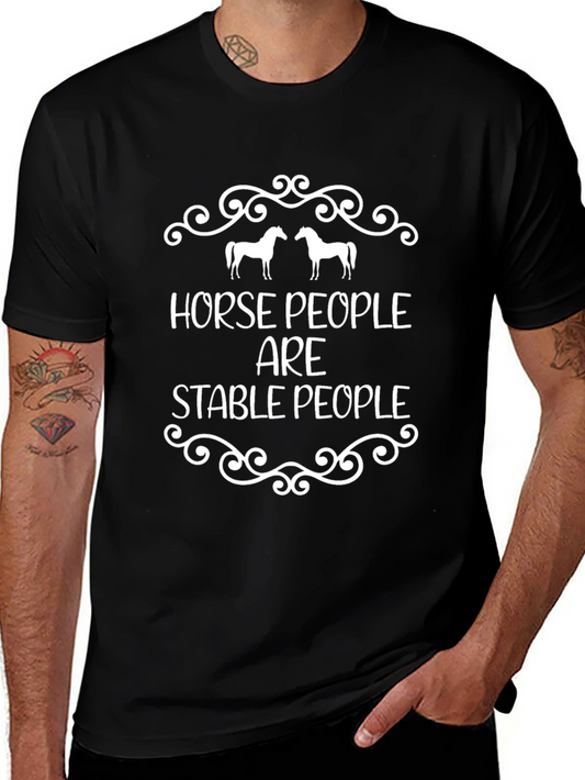 Horse People Stable People Graphic Tee