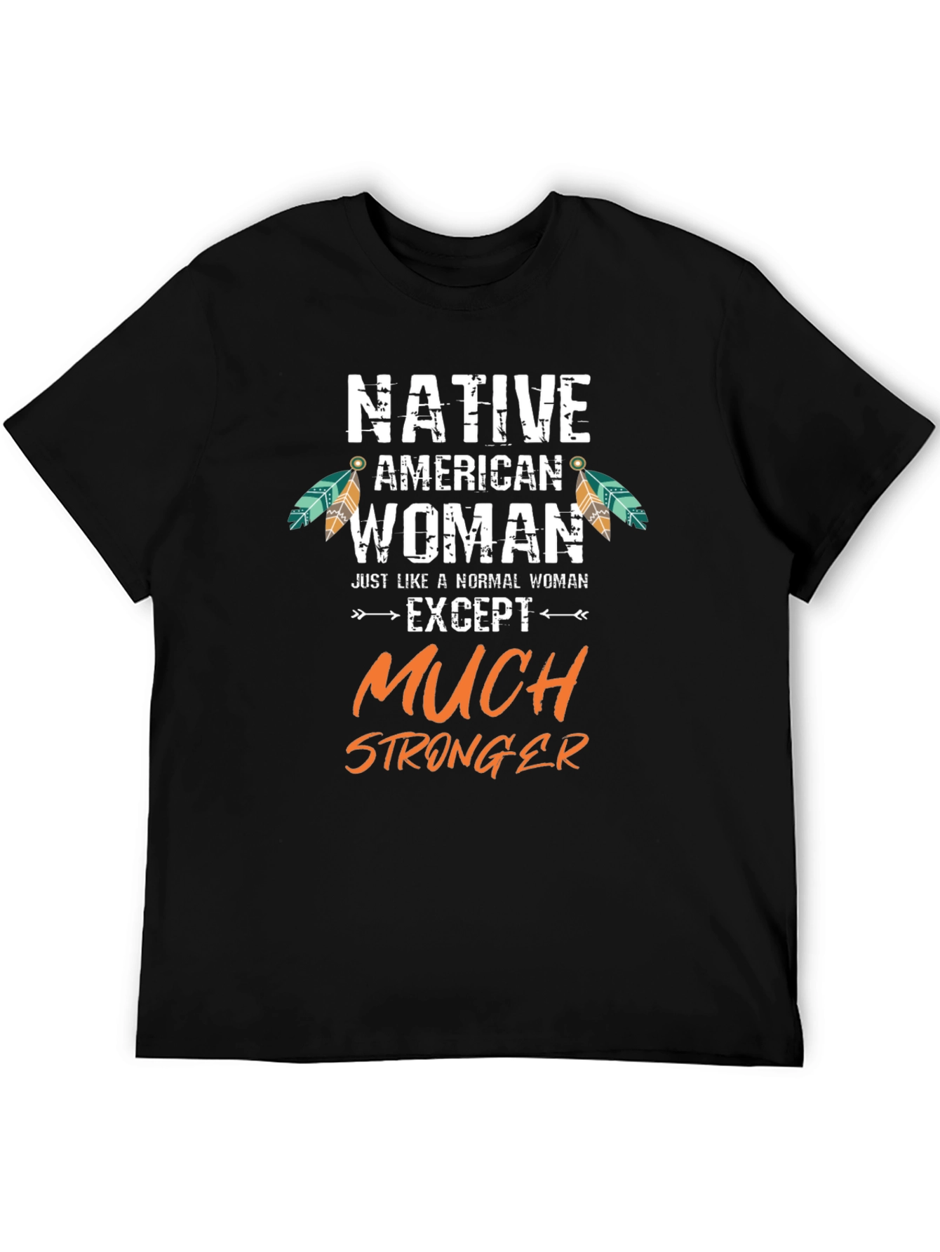 Native American Woman Stronger T-Shirt