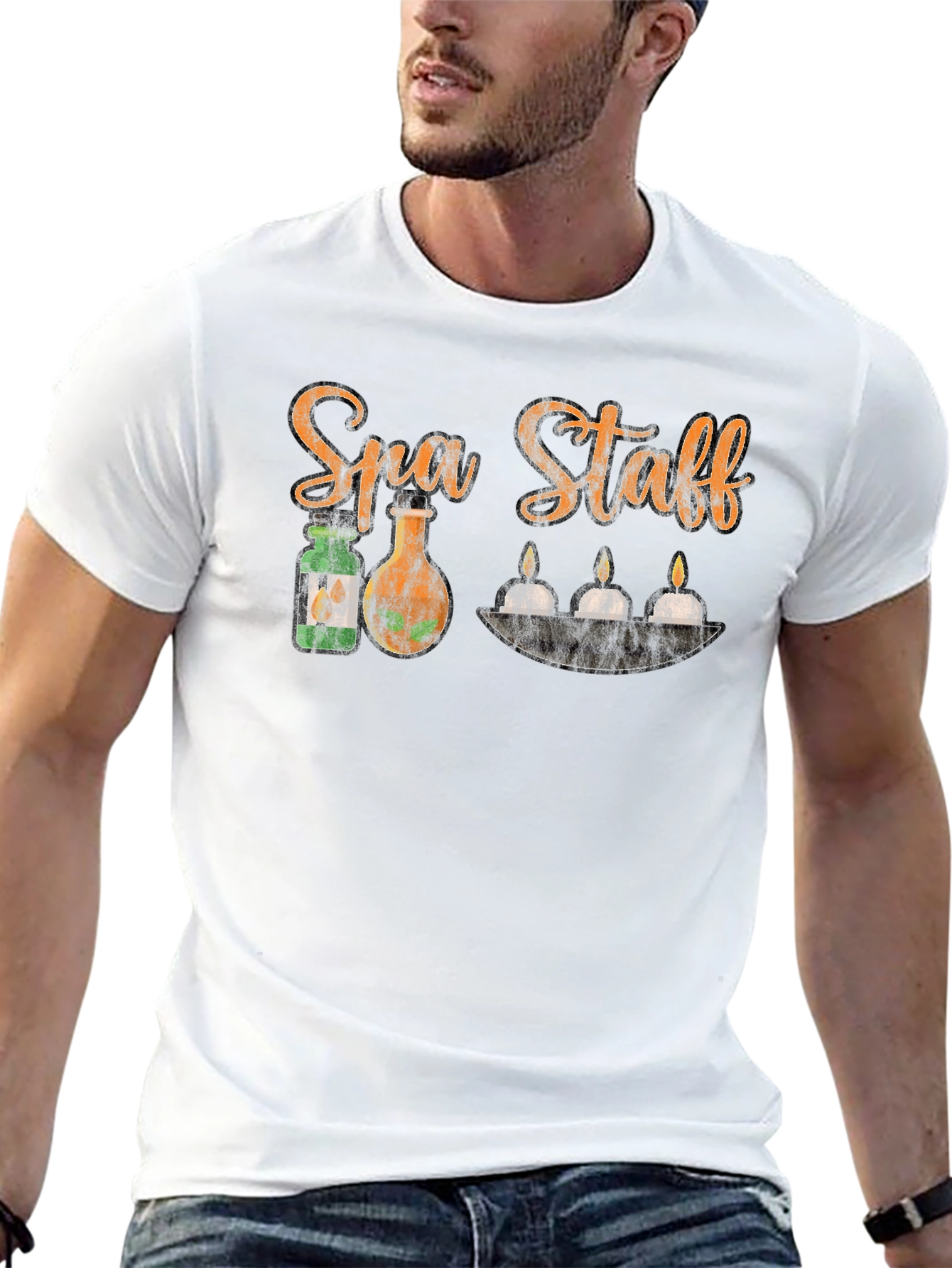 Spa Staff Black T-Shirt