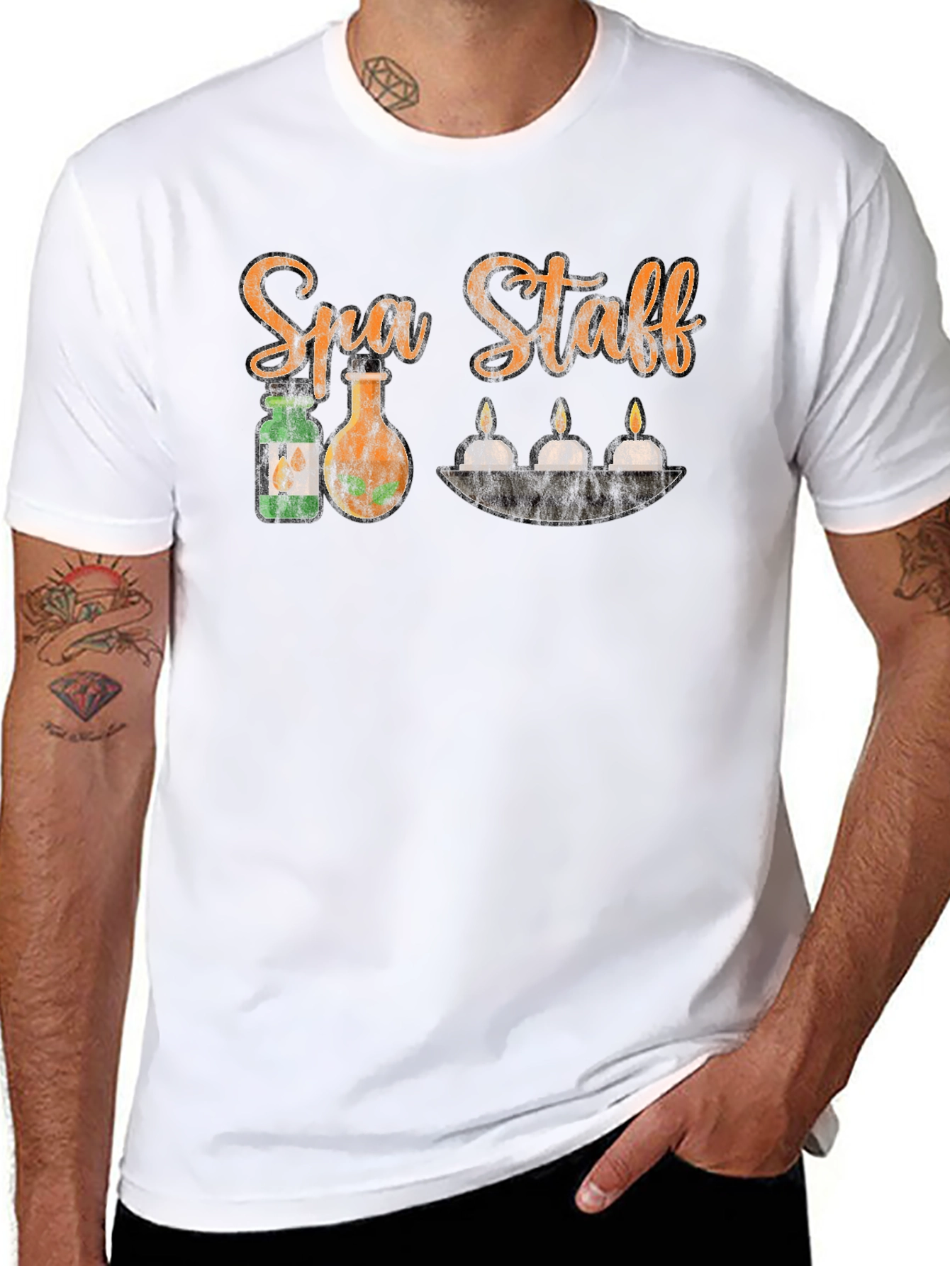 Spa Staff Black T-Shirt