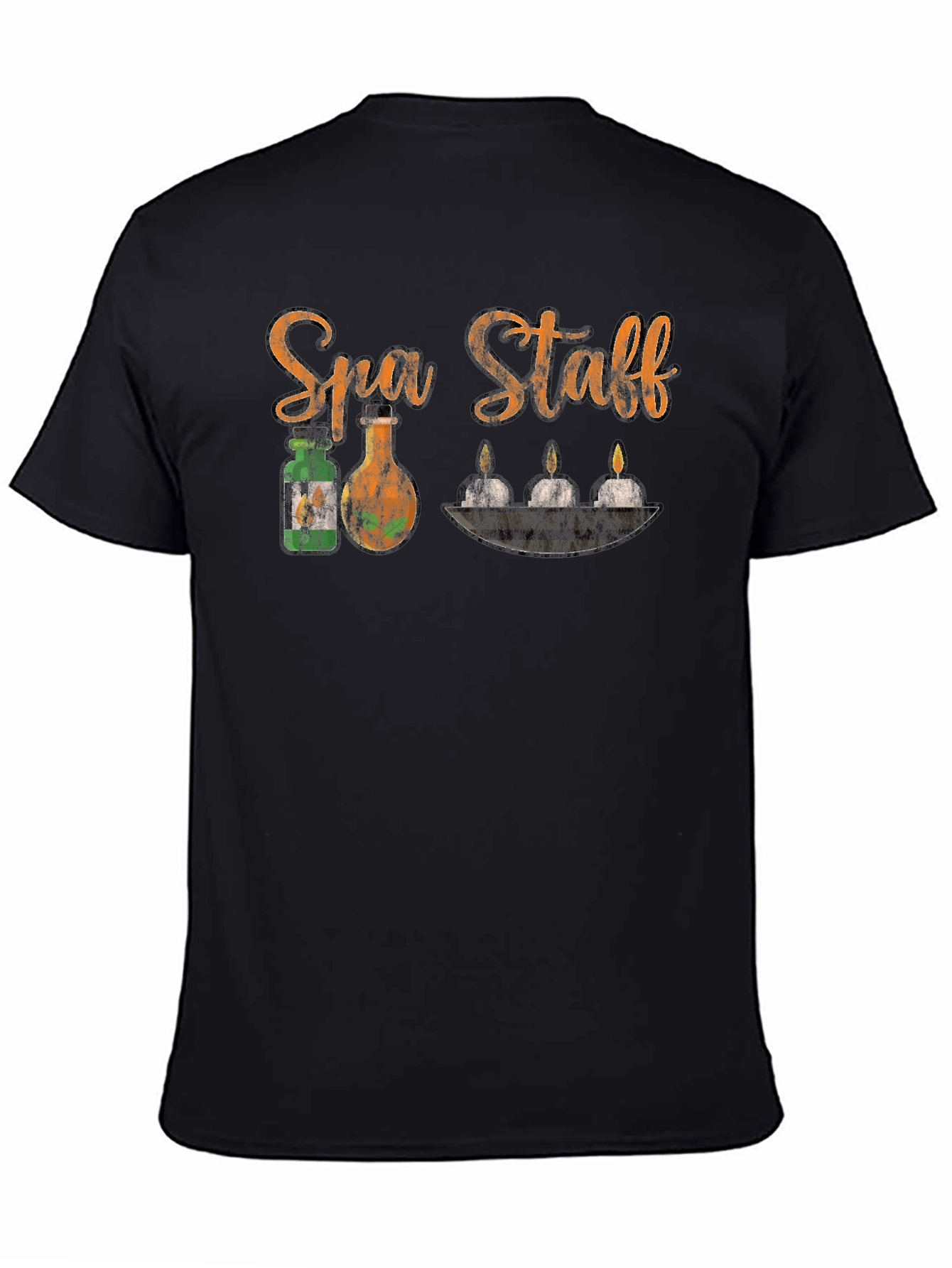 Spa Staff Black T-Shirt