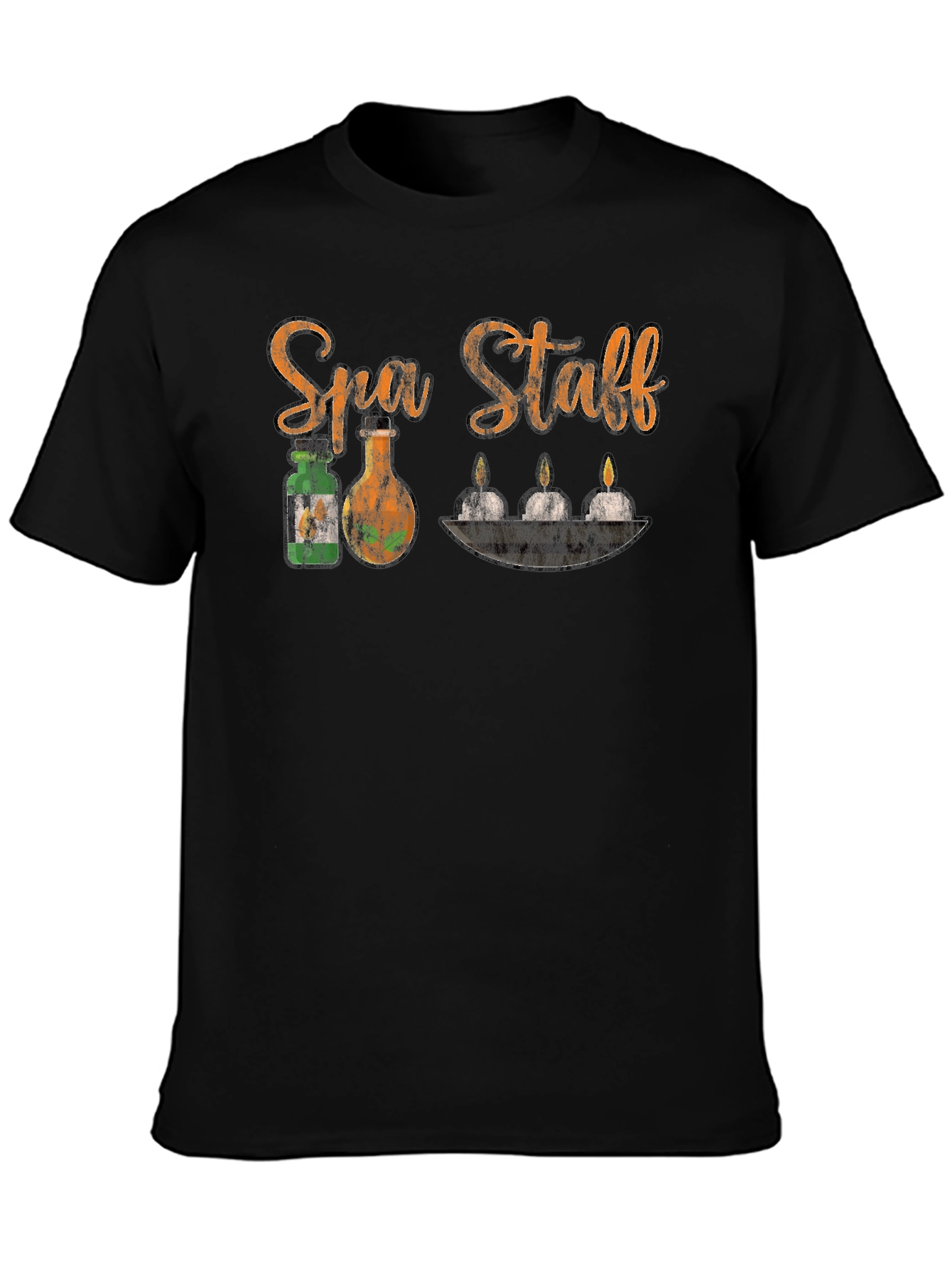 Spa Staff Black T-Shirt