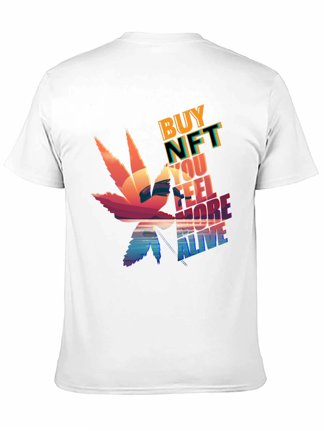 Buy NFT Feel More Alive Black Graphic T-Shirt