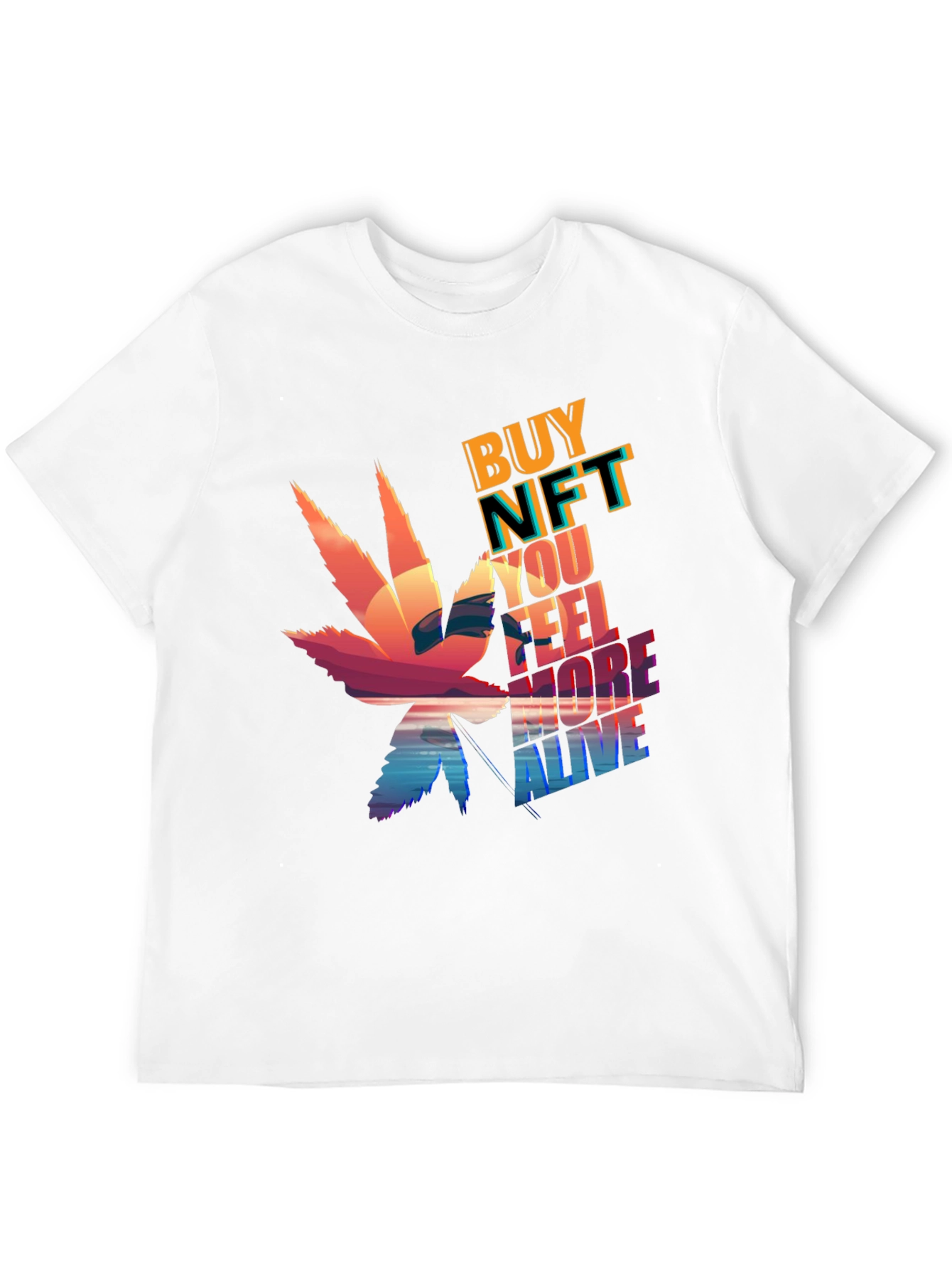 Buy NFT Feel More Alive Black Graphic T-Shirt
