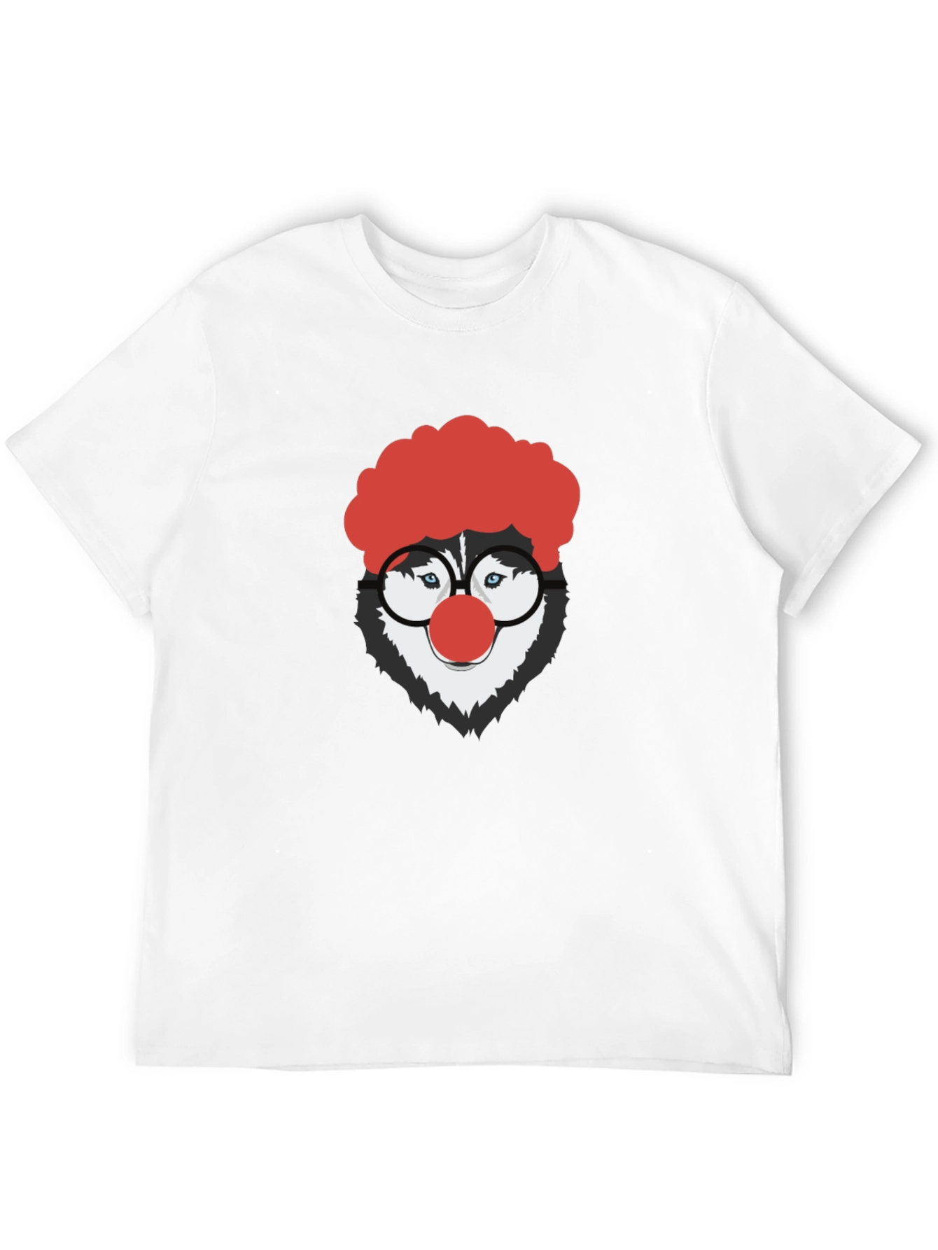Clown Dog Graphic Tee - Unisex Cotton T-Shirt