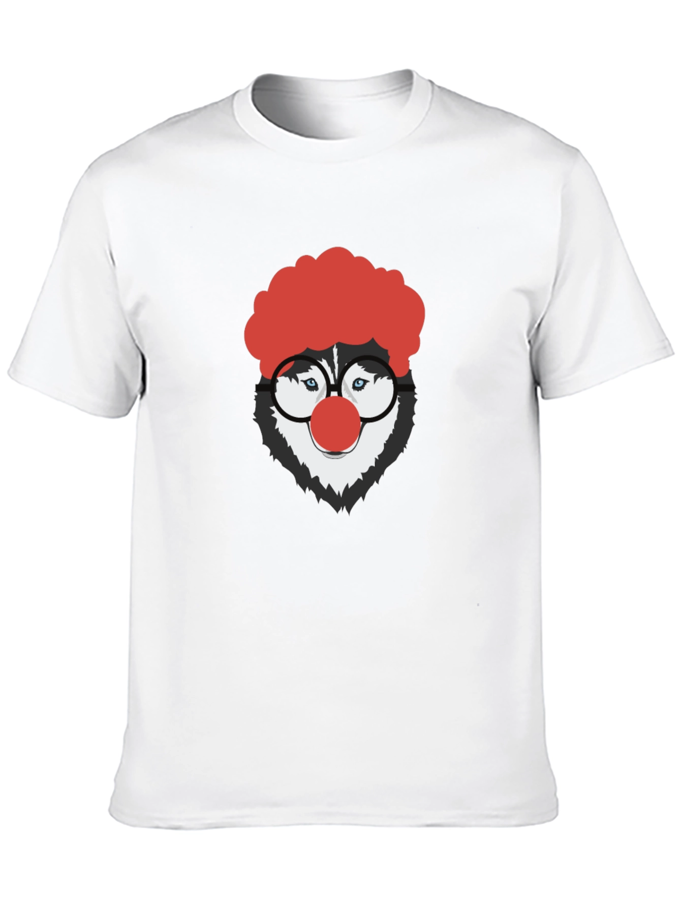 Clown Dog Graphic Tee - Unisex Cotton T-Shirt