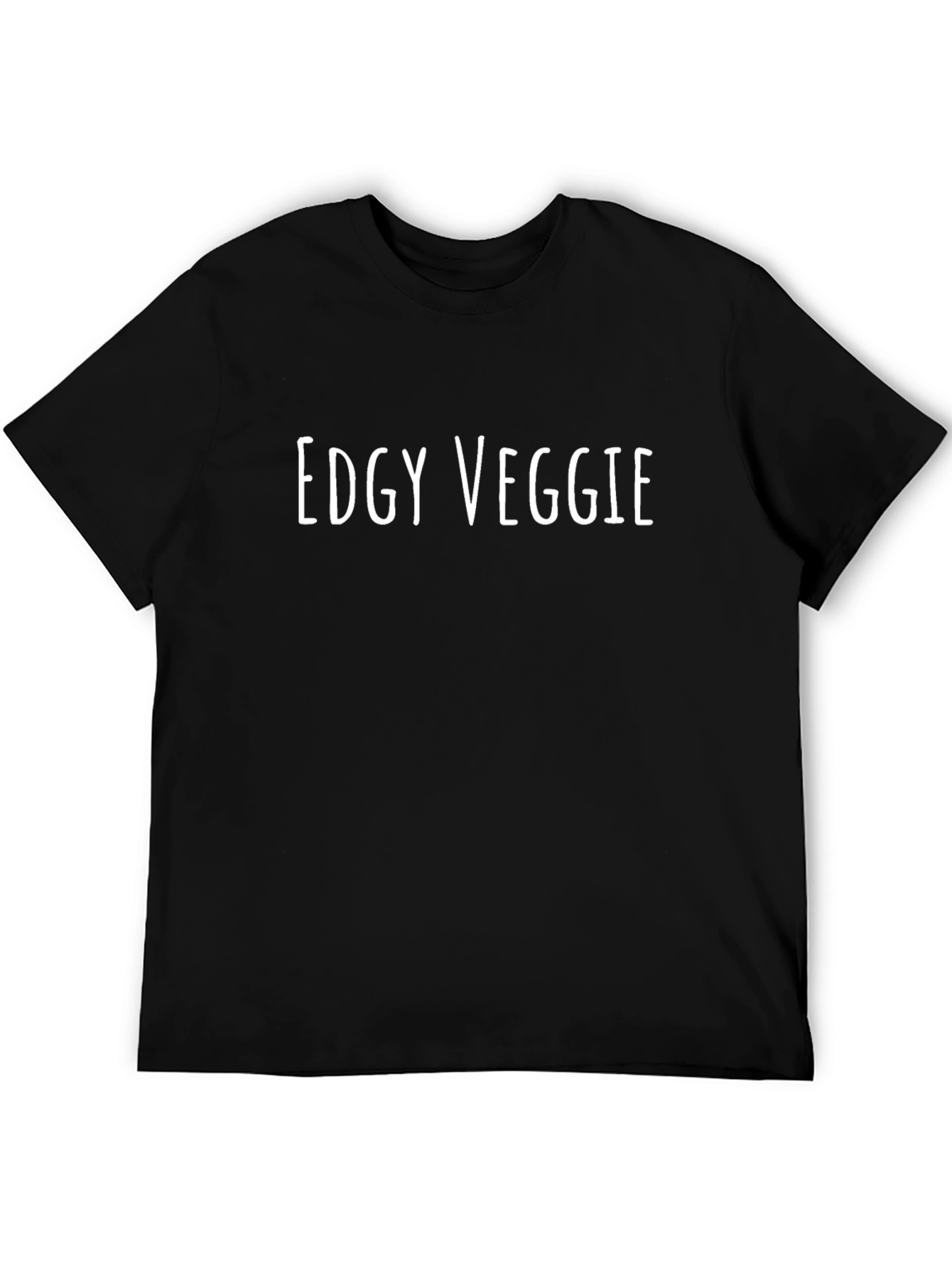 Edgy Veggie Graphic Tee - Vegan Humor T-Shirt