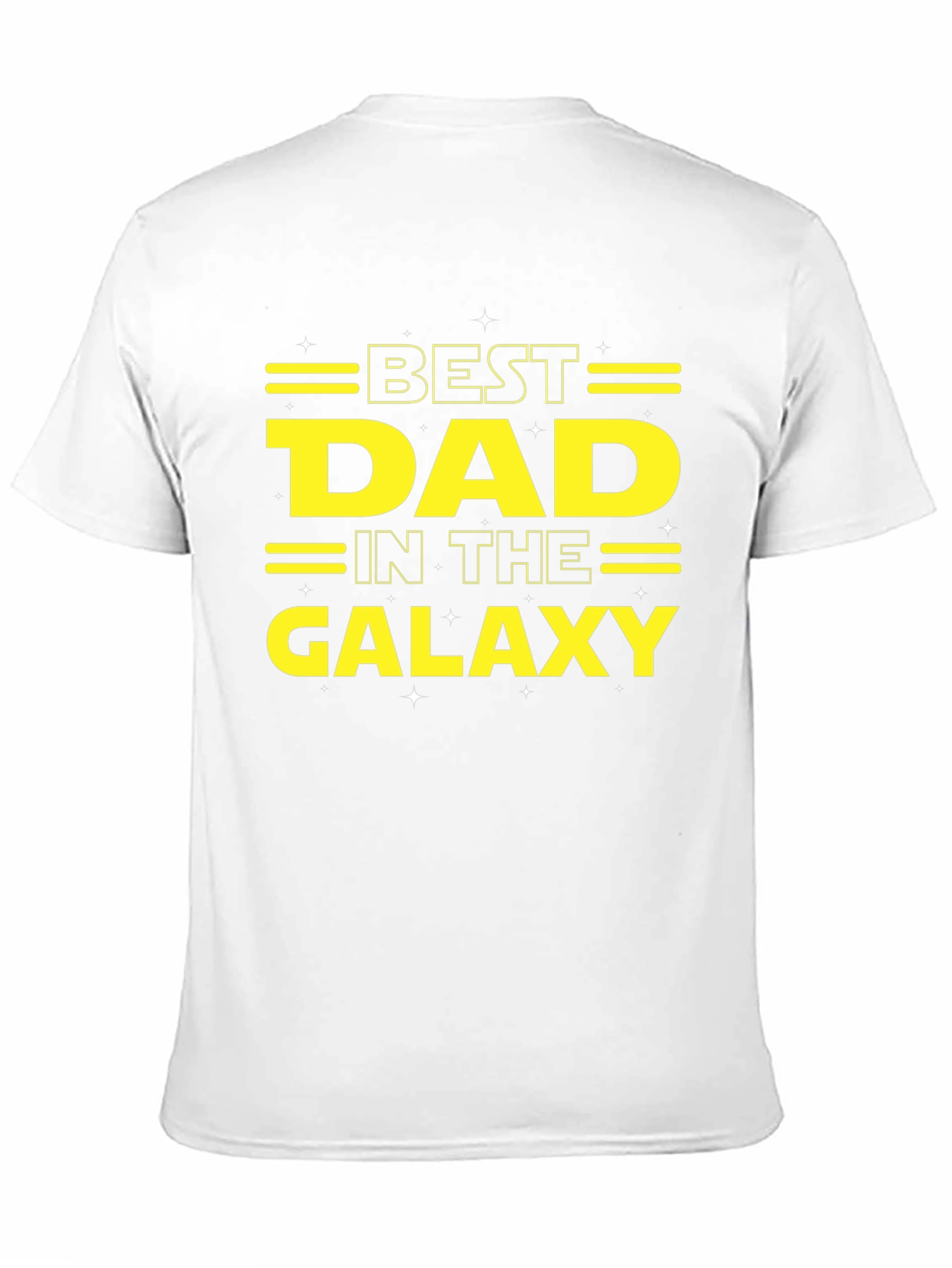 Best Dad in the Galaxy Black T-Shirt