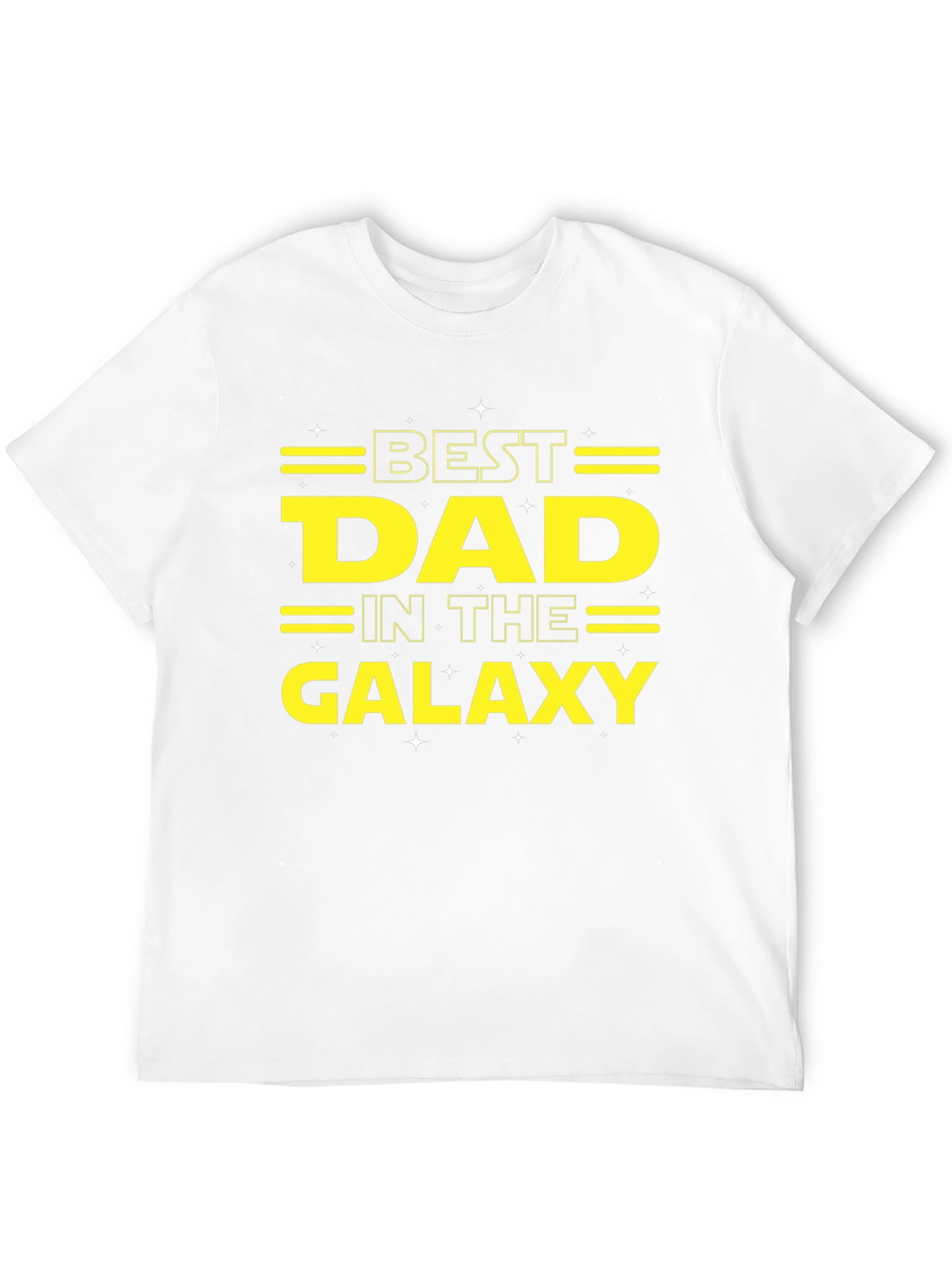 Best Dad in the Galaxy Black T-Shirt